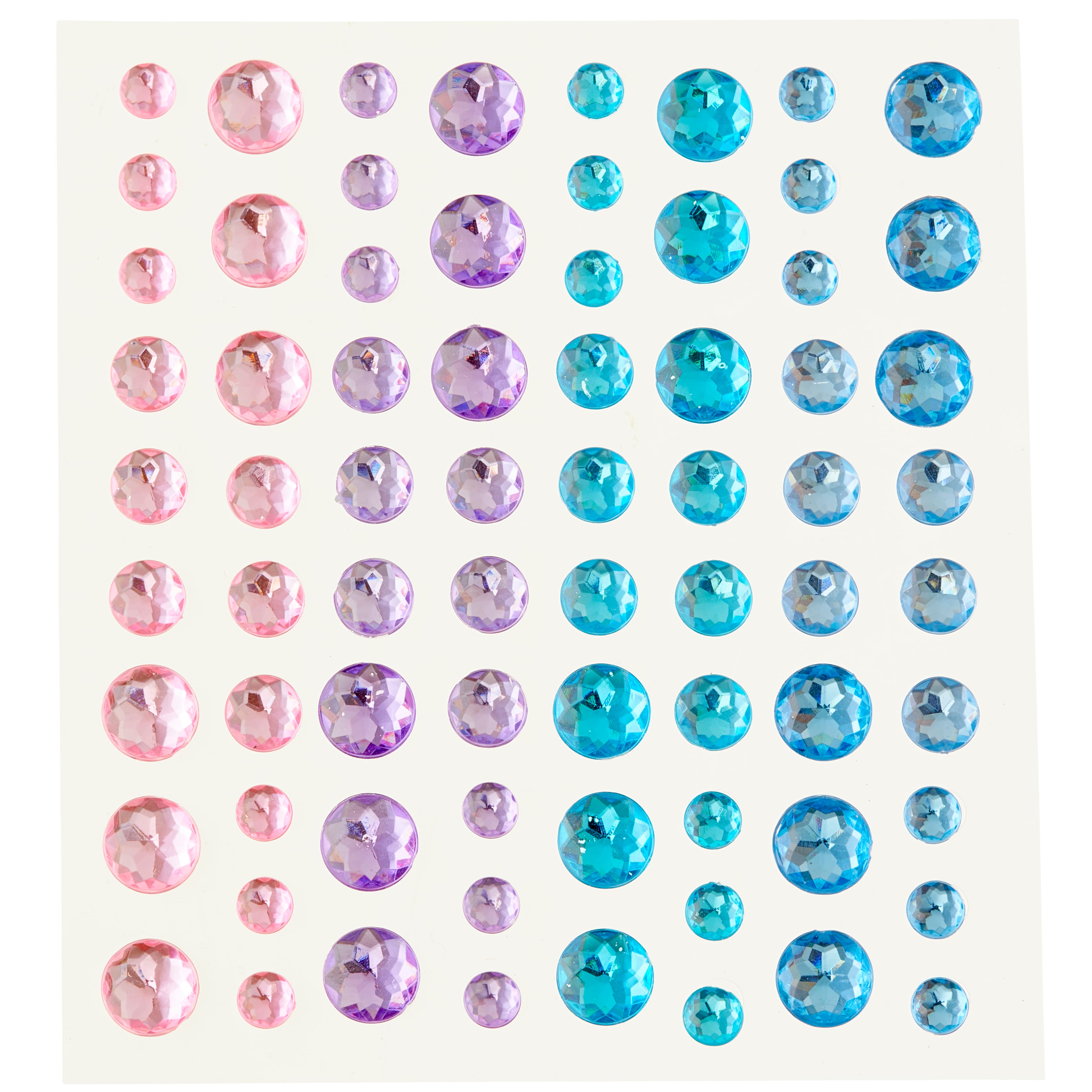 12 Packs: 72 ct. (864 total) Pastel Rhinestone Stickers by Recollections™