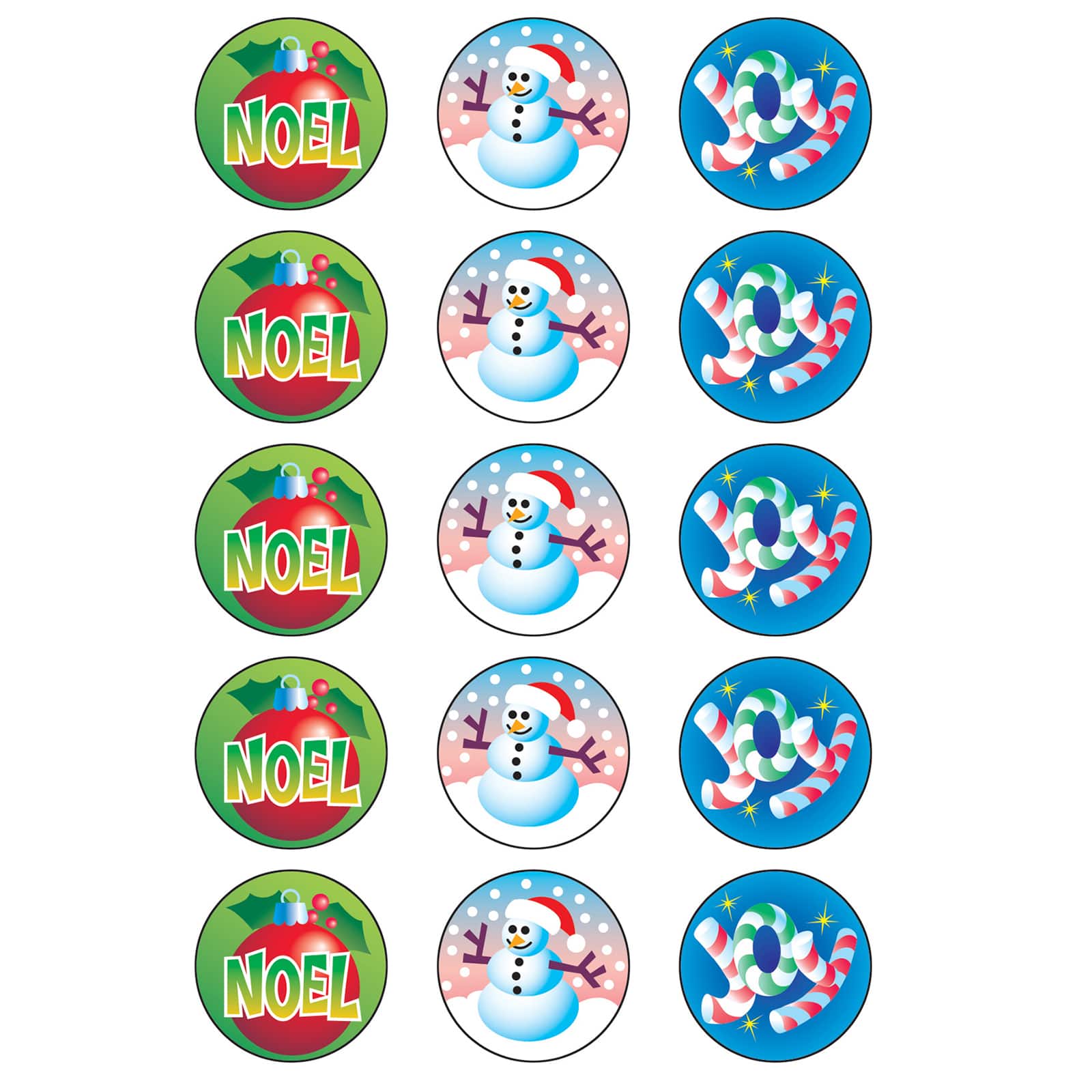 Trend Enterprises® Stinky Stickers® Christmas/Peppermint, 6 Packs of 60ct.