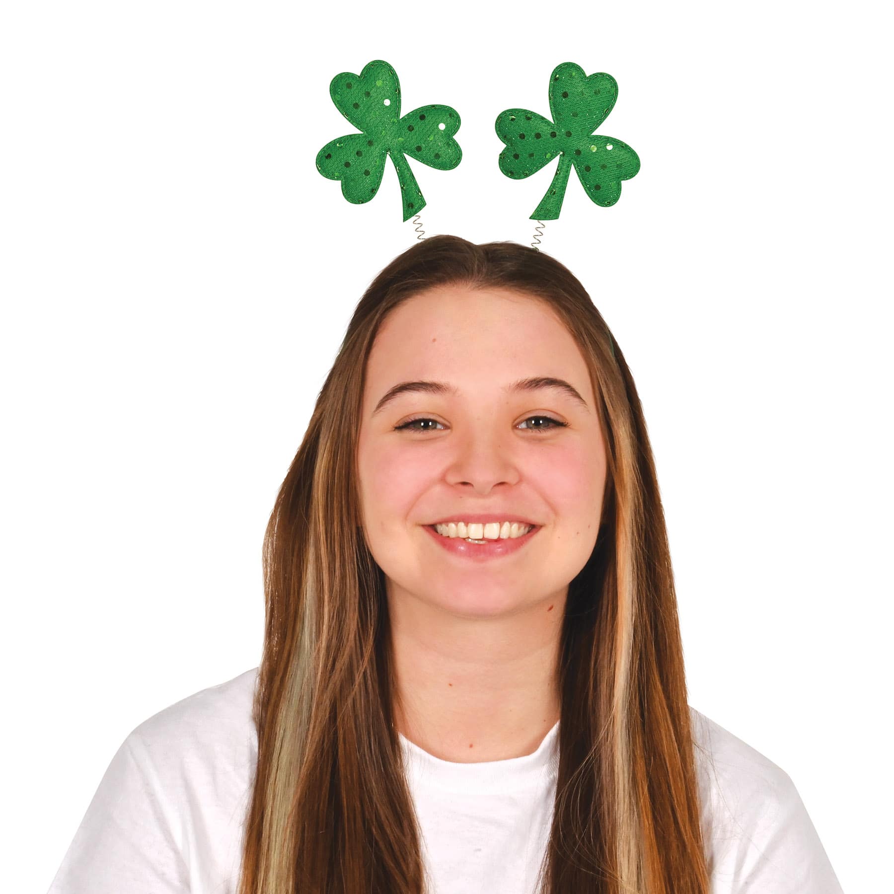 Beistle Adult Sequined Shamrock Boppers, 3ct.