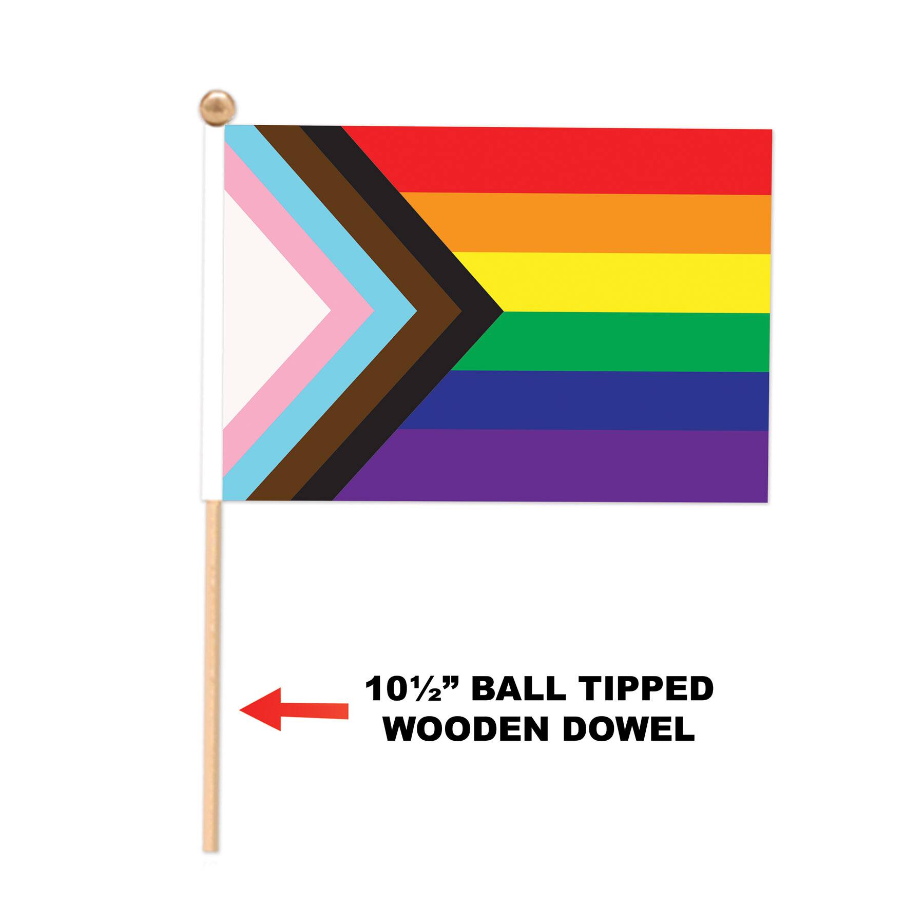 Beistle 4" x 6" Fabric Pride Flags, 12ct.
