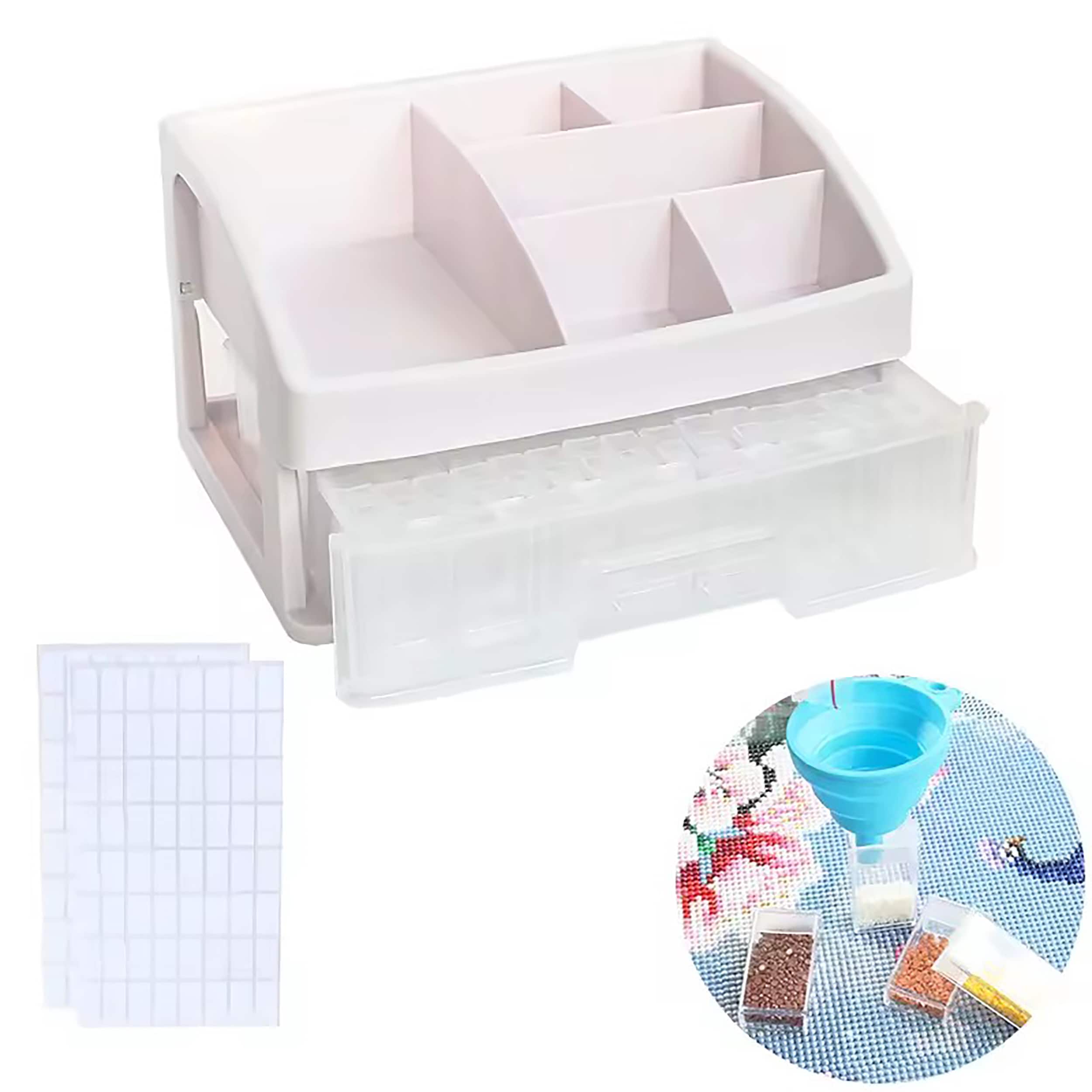 Sparkly Selections Diamond Painting Storage Container with 82 Bottles
