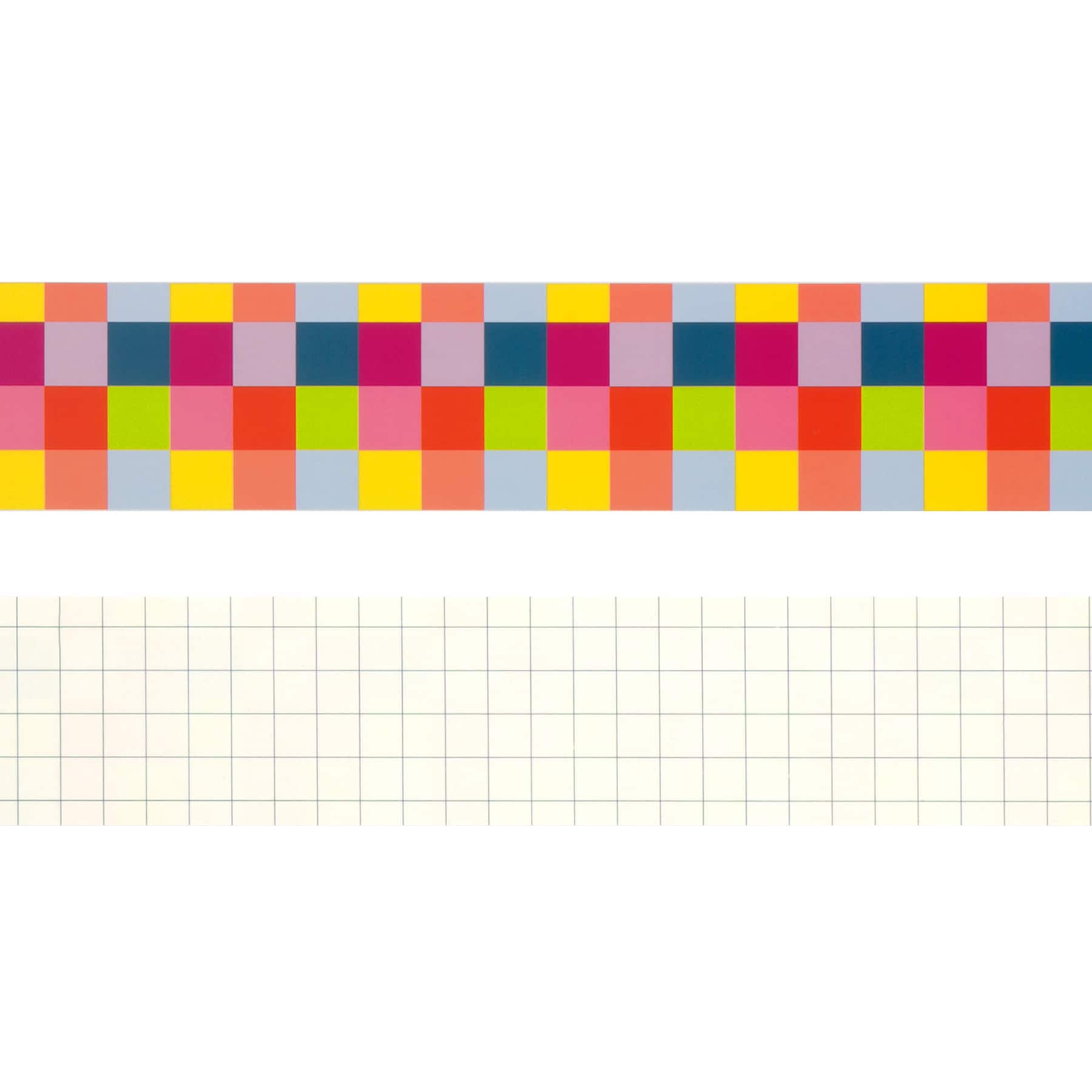 Class Rules! 2.25" x 18" Square Borders, 12ct. by B2C™