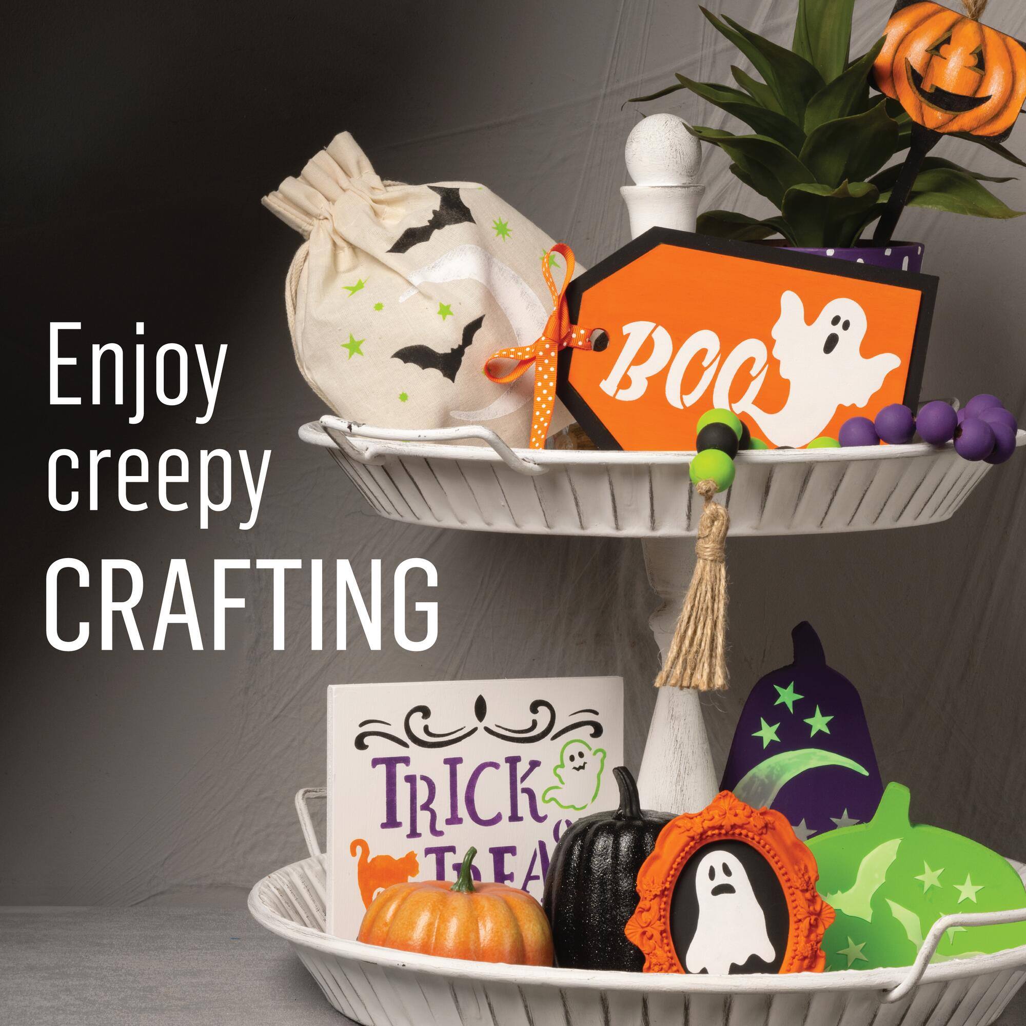 FolkArt® Halloween Paint & Stencil Kit