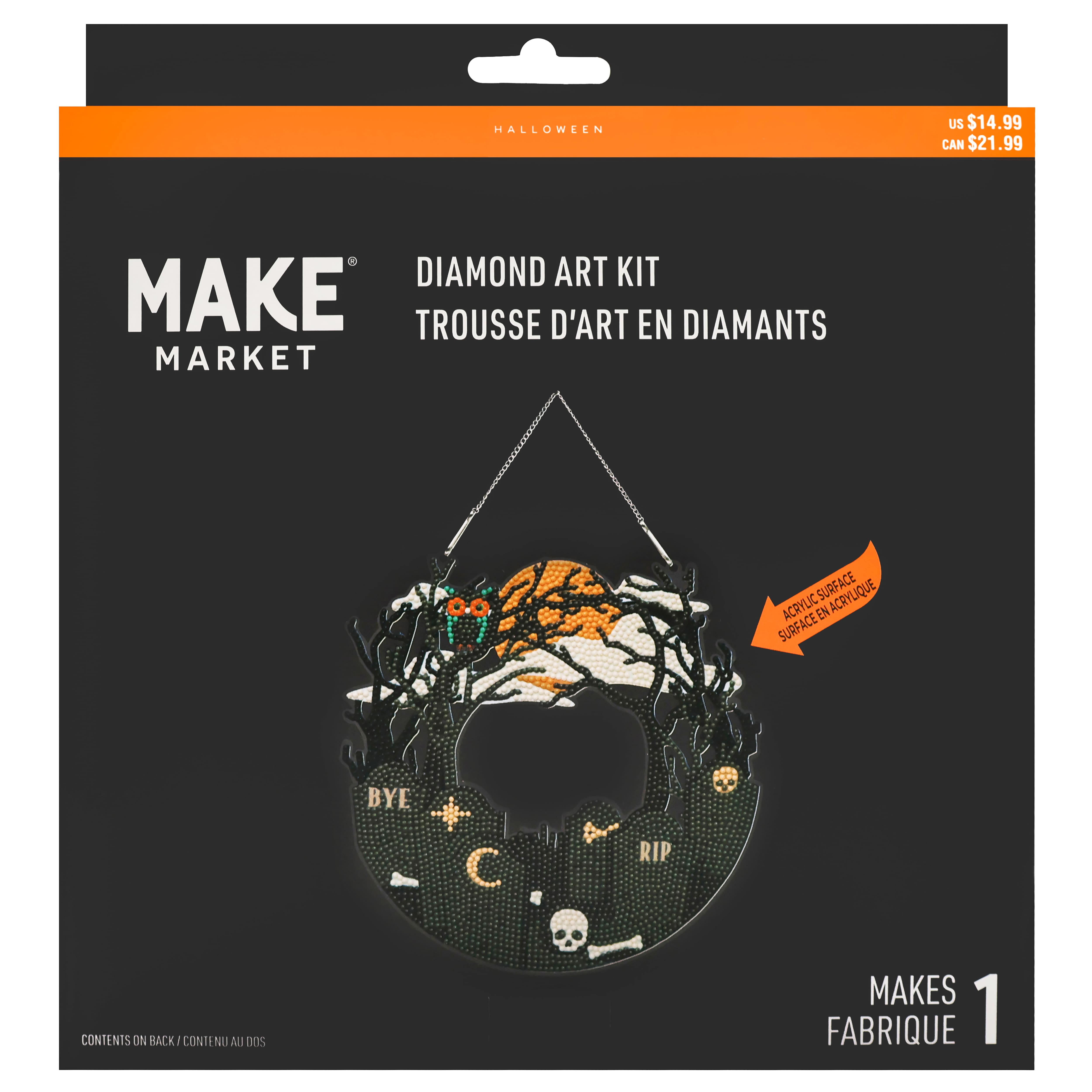 8" Graveyard Wreath Diamond Art Kit by Make Market®