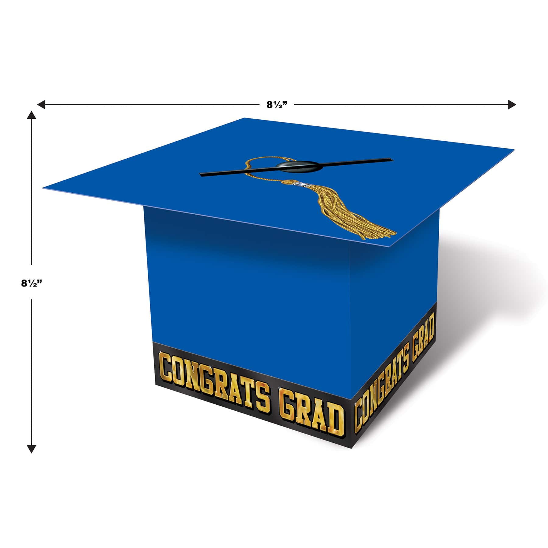 Beistle 8.5" Grad Cap Card Box