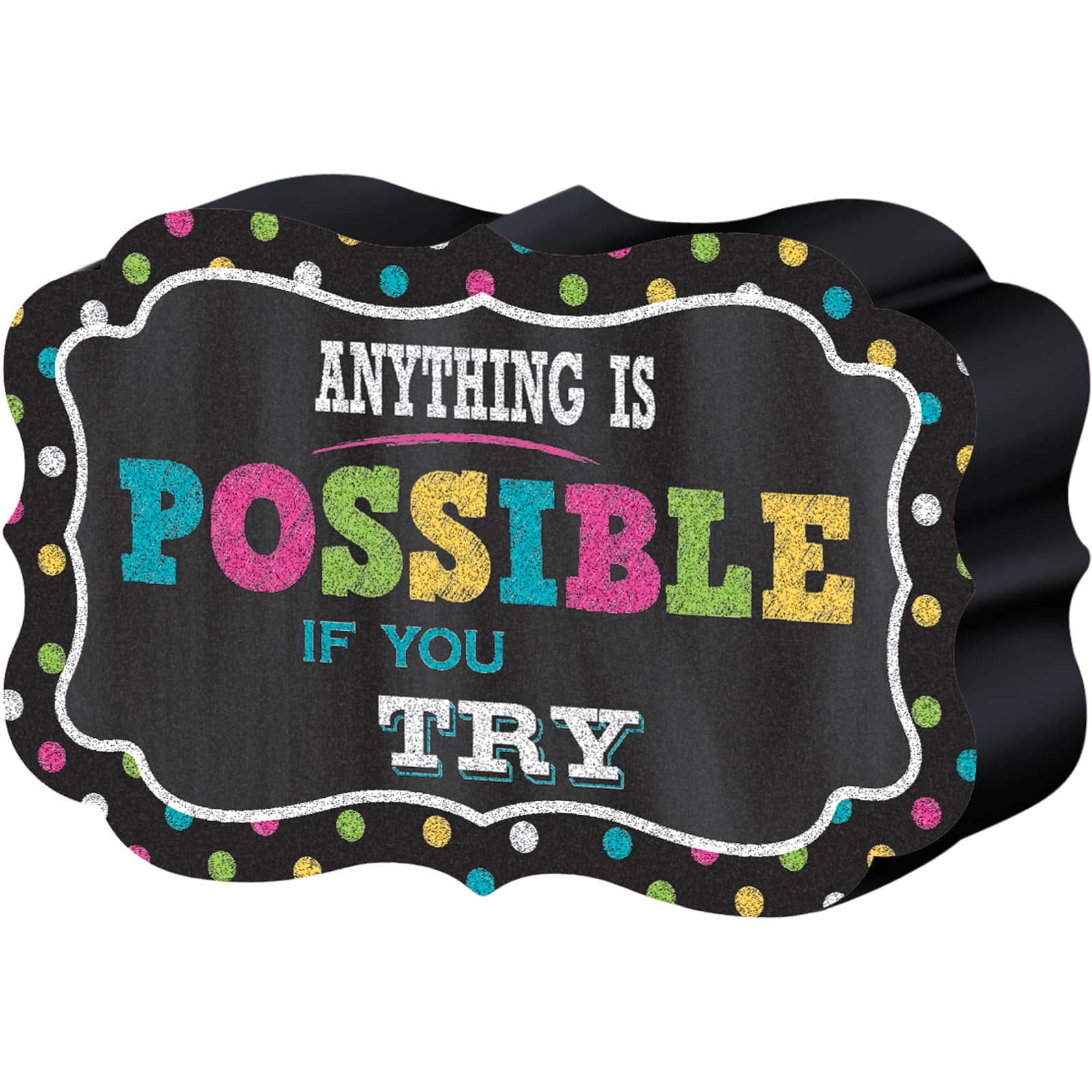 Teacher Created Resources Chalkboard Brights Magnetic Whiteboard Eraser, 6ct.