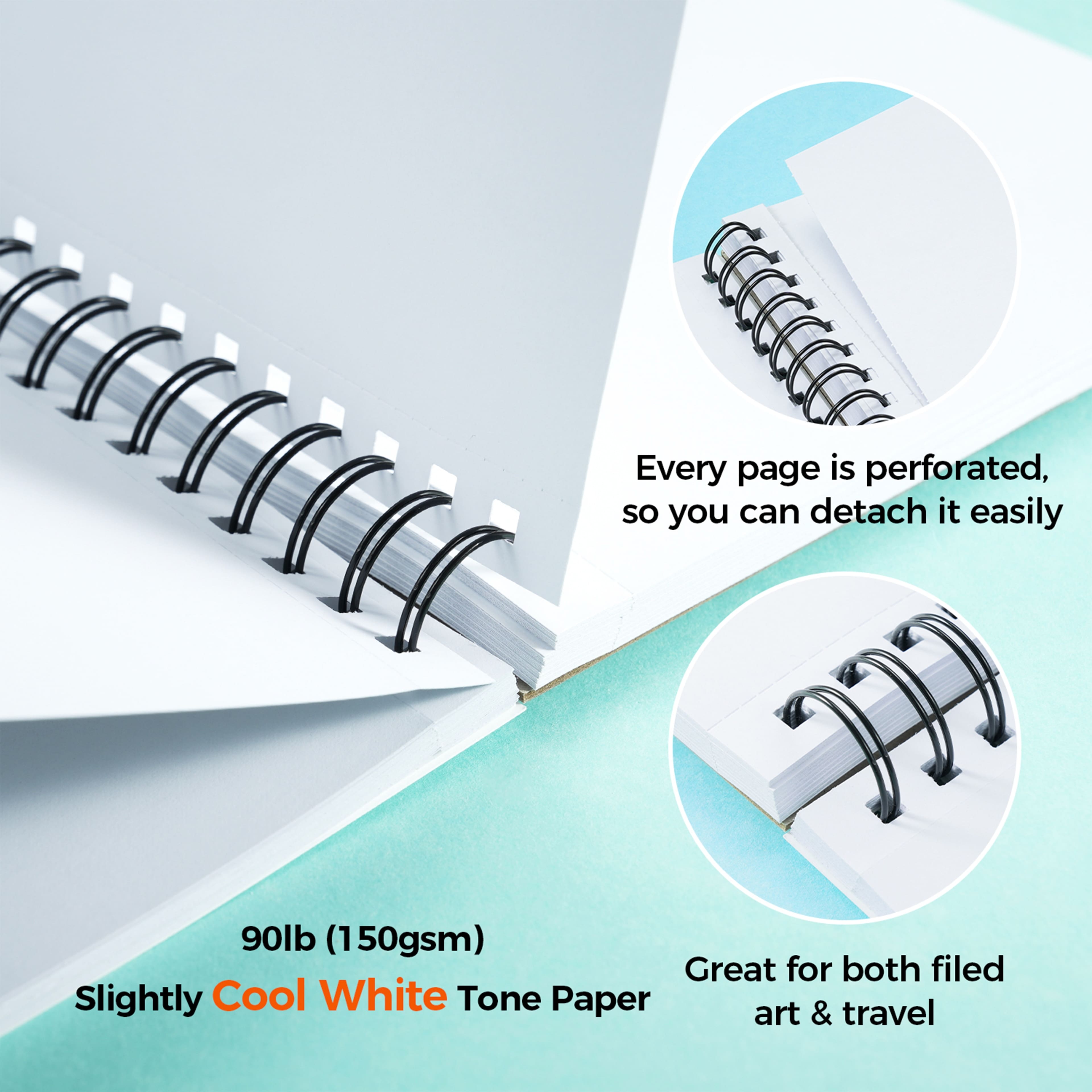 Ohuhu® Spiral Bound Marker Pad
