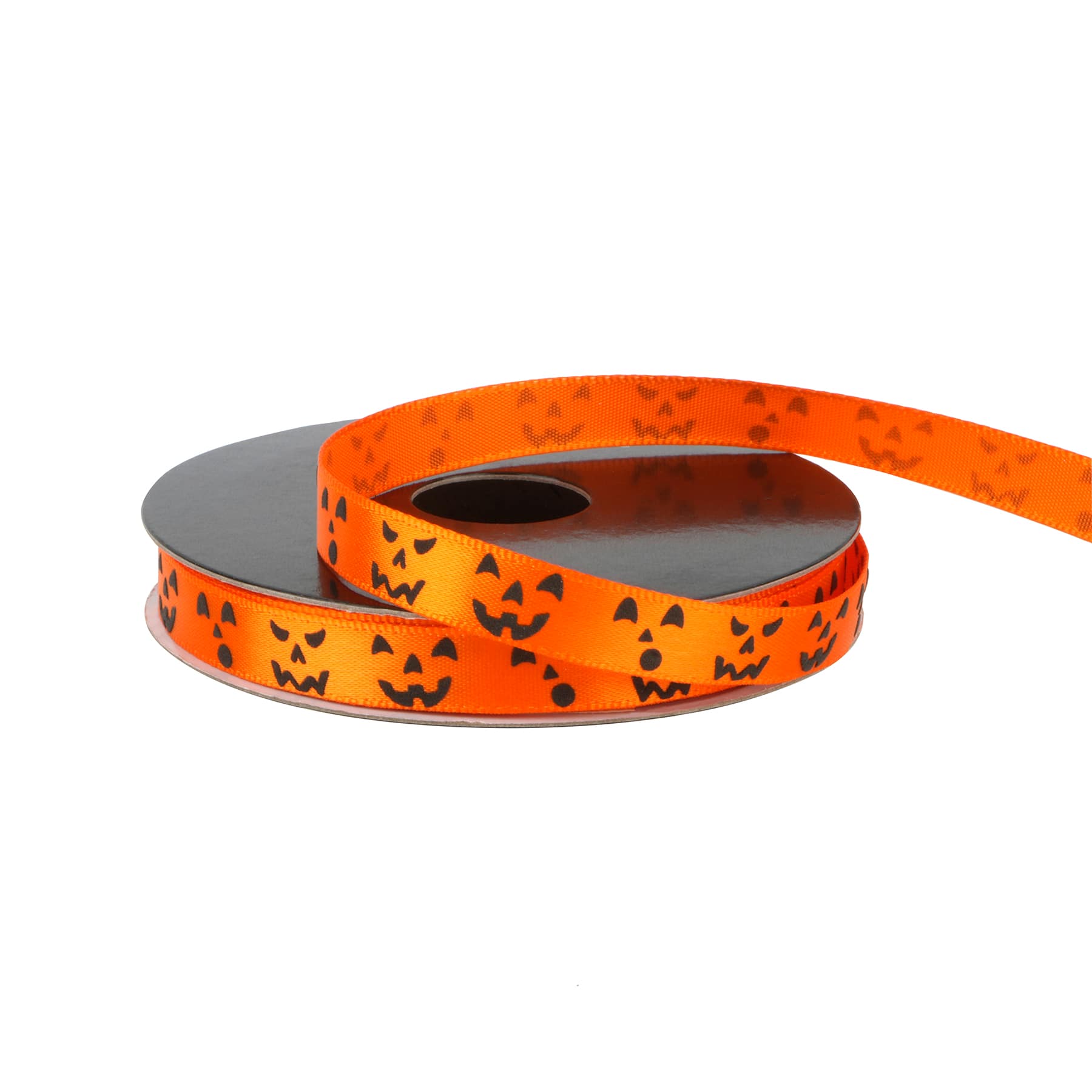 3/8" x 4yd. Orange Laughing Jack-o'-Lantern Ribbon by Celebrate It®