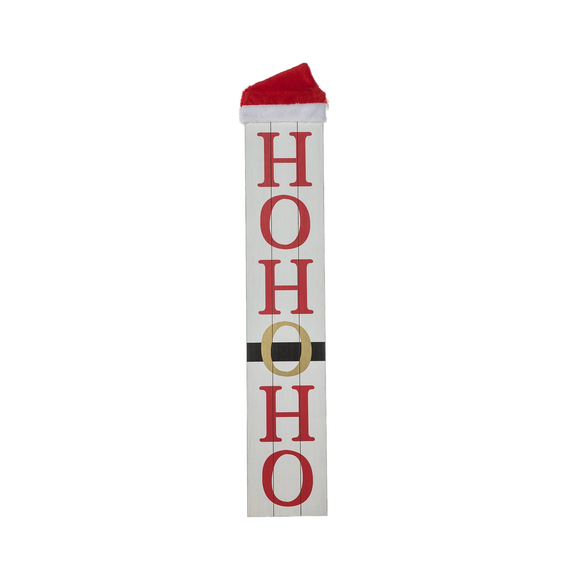 Glitzhome® 42.5'' Reversible Double-Sided Wooden Porch Sign