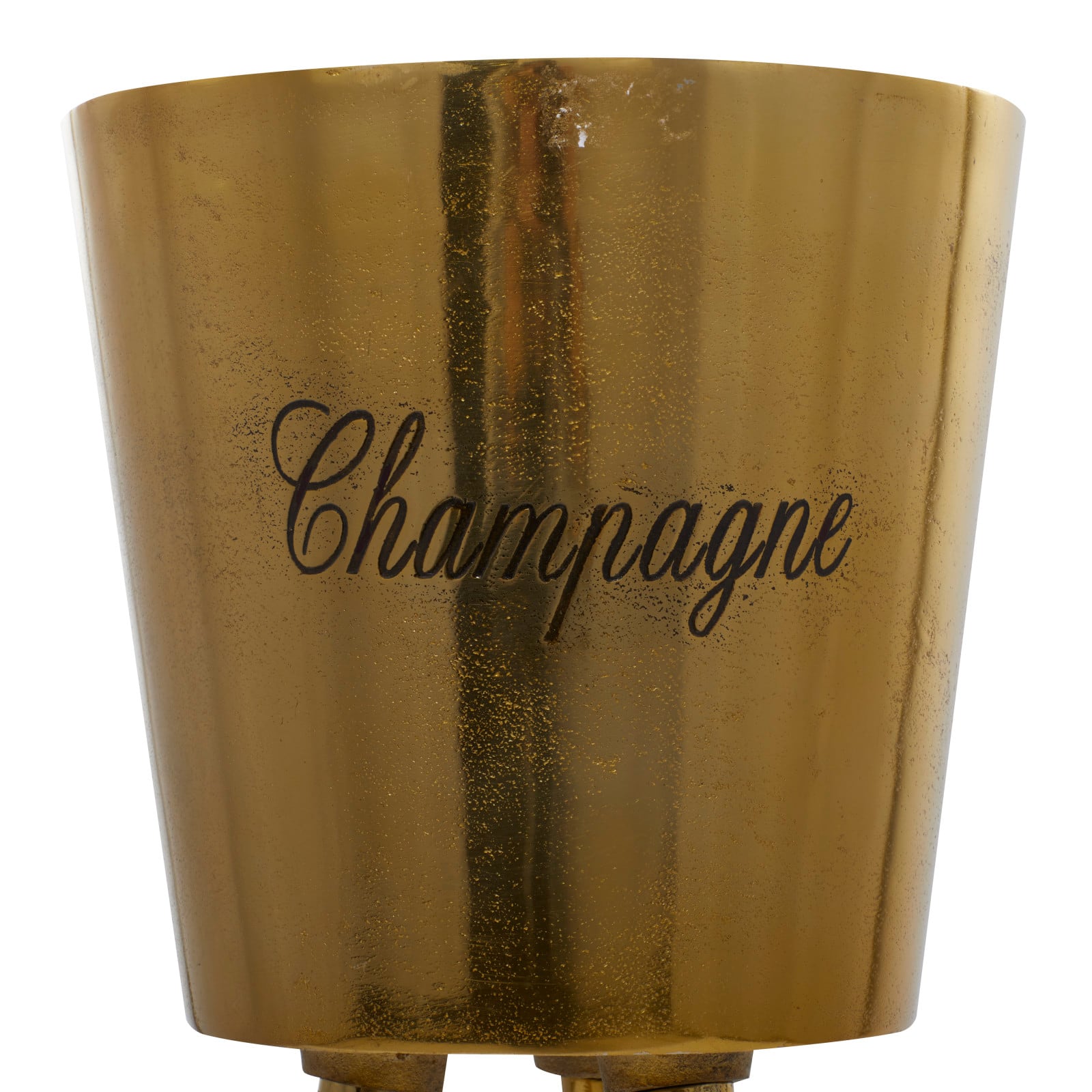 Gold Modern Wine Holder, 10" x 10" x 28"