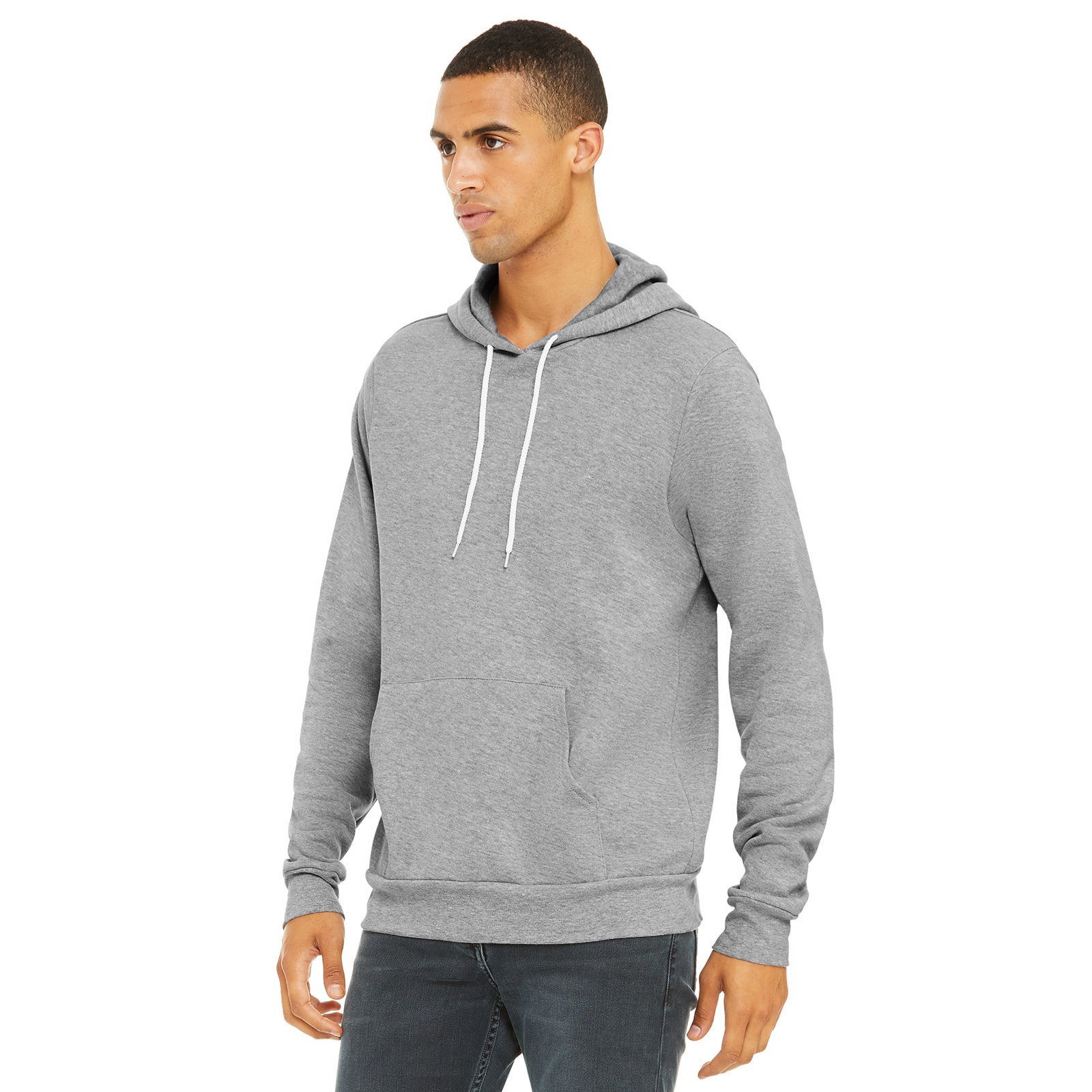 BELLA+CANVAS® Adult Unisex Heather Fleece Pullover Hoodie