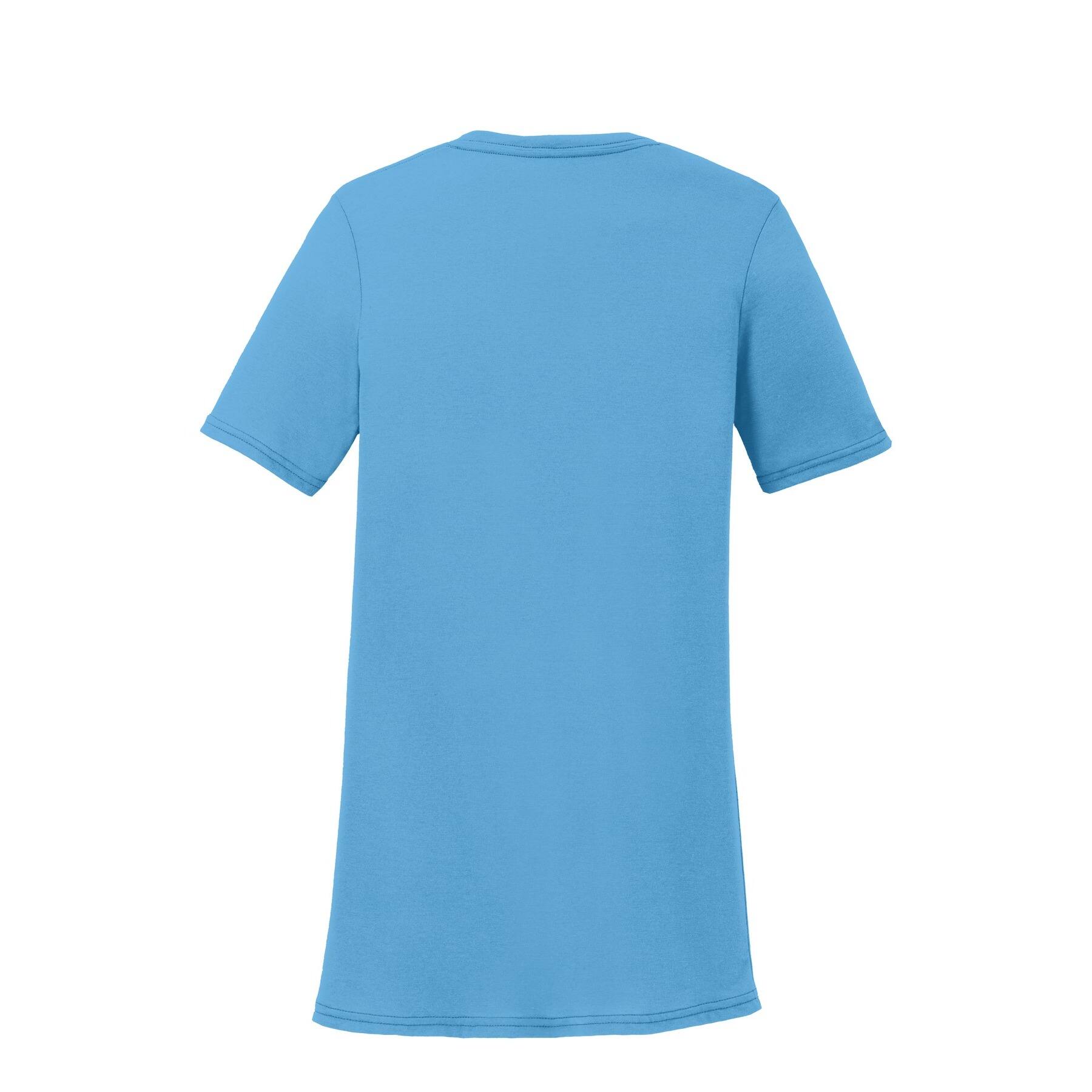 Port & Company® Colors Ladies Performance Blend V-Neck T-Shirt