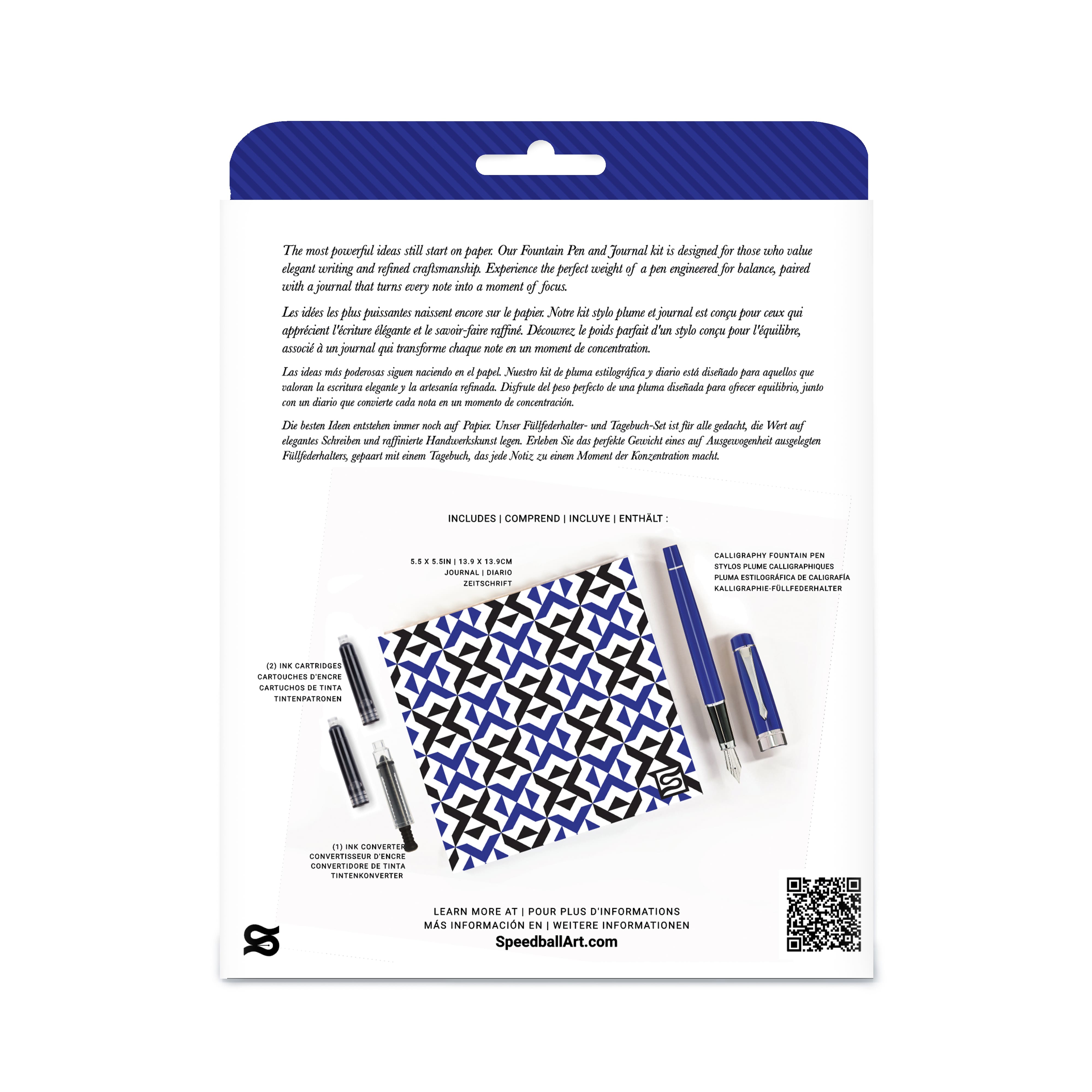 Speedball® Calligraphy Fountain Pen & Journal Kit