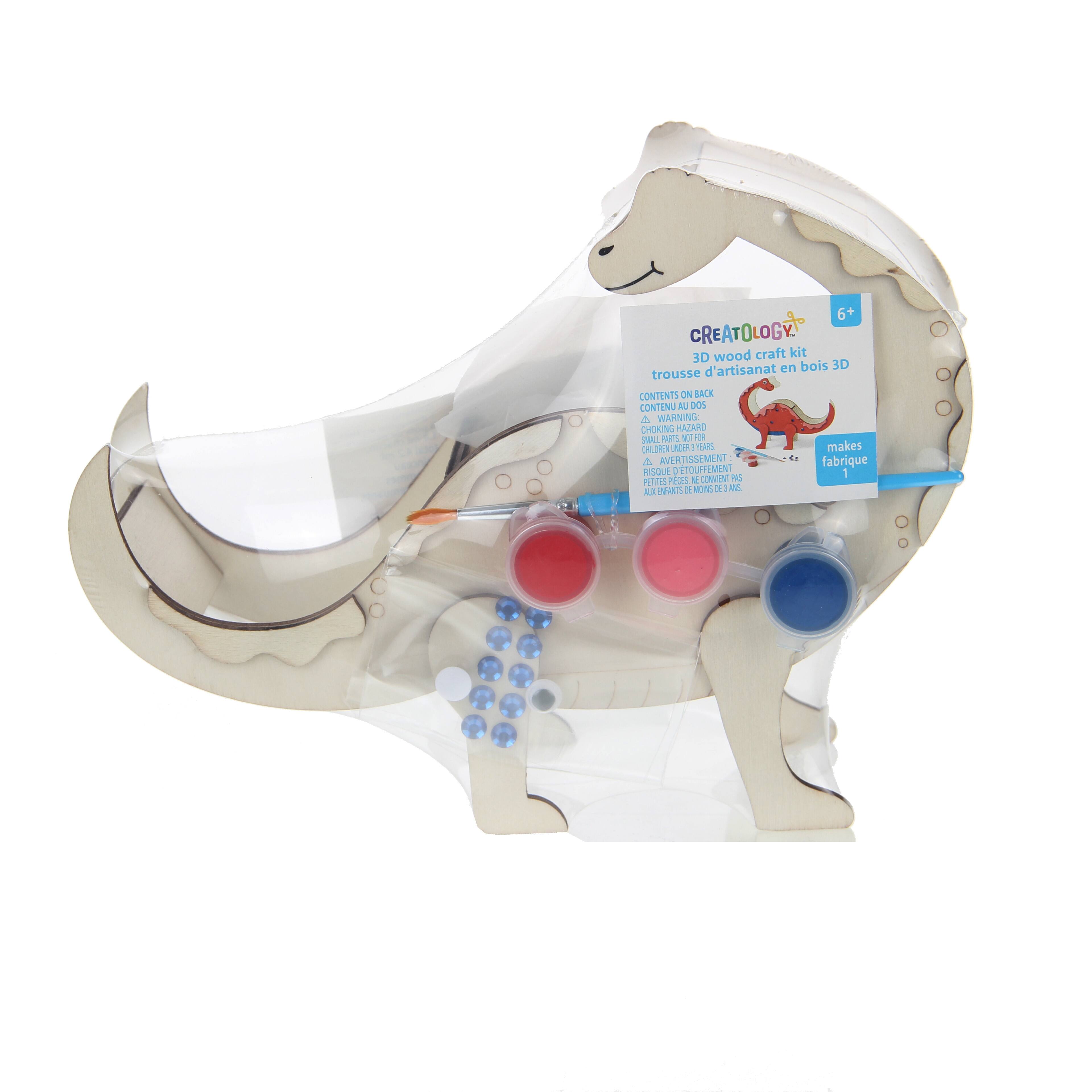 3D Dinosaur Wood Crafting Kit by Creatology™