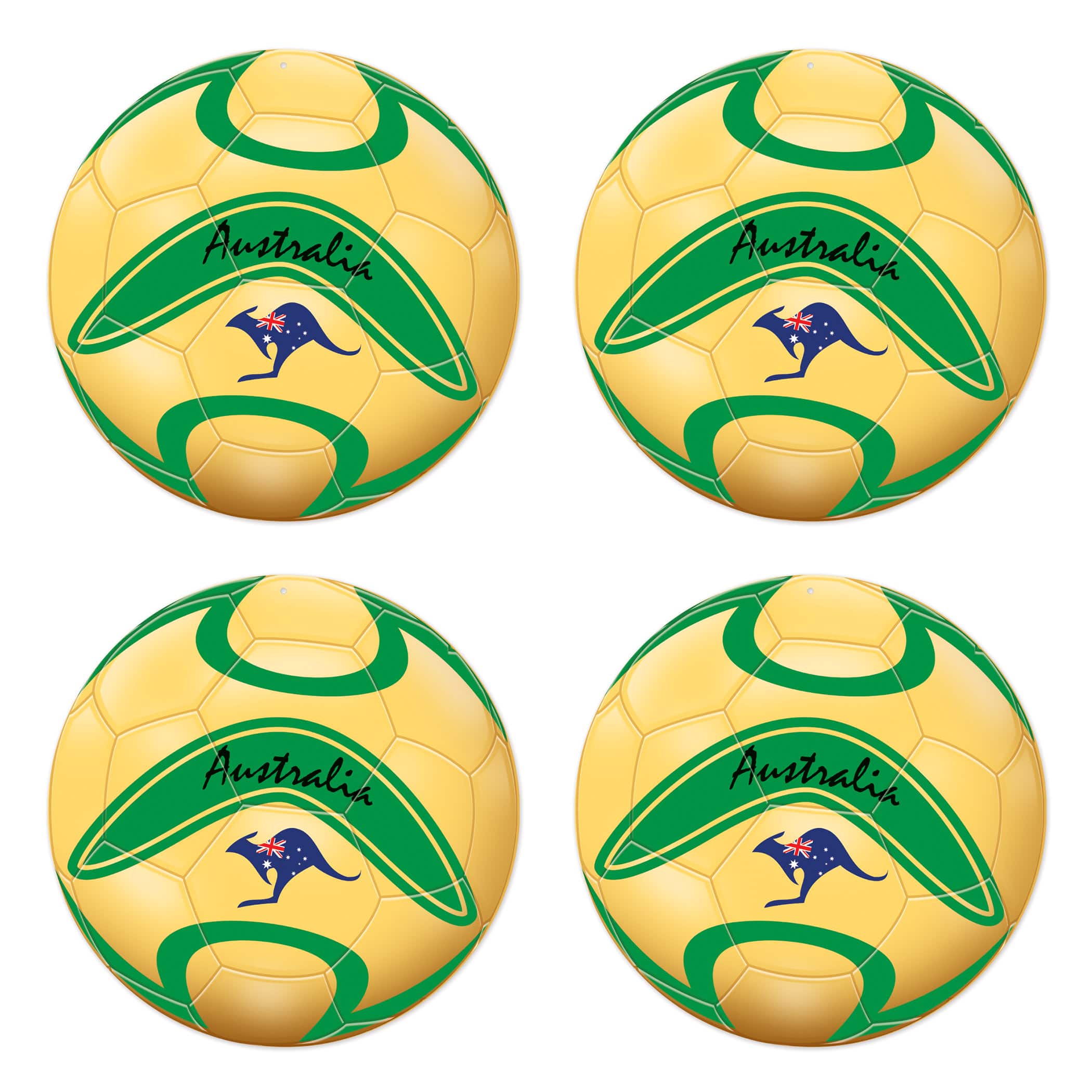 Beistle 10" Soccer Ball Cutouts