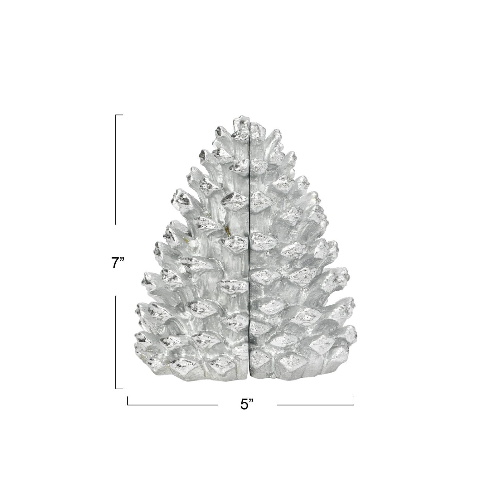 Hello Honey® Pinecone Bookends Set