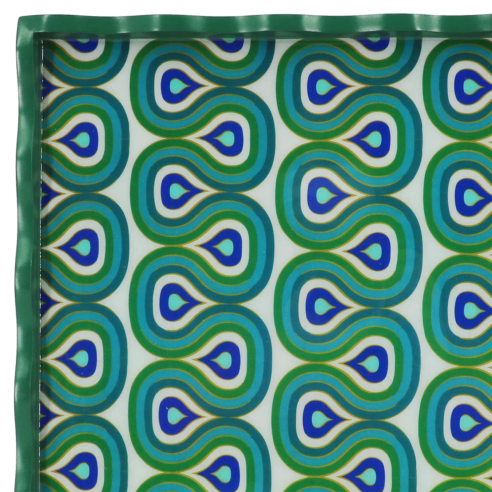 Jonathan Adler x Michaels 14" Multicolor Geometric Teardrop Tabletop Tray