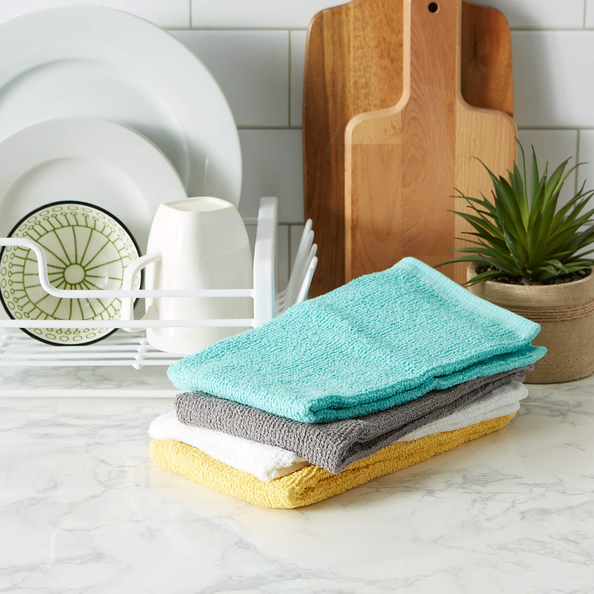 DII® Assorted Spring Barmop Dishtowel (Set of 4)