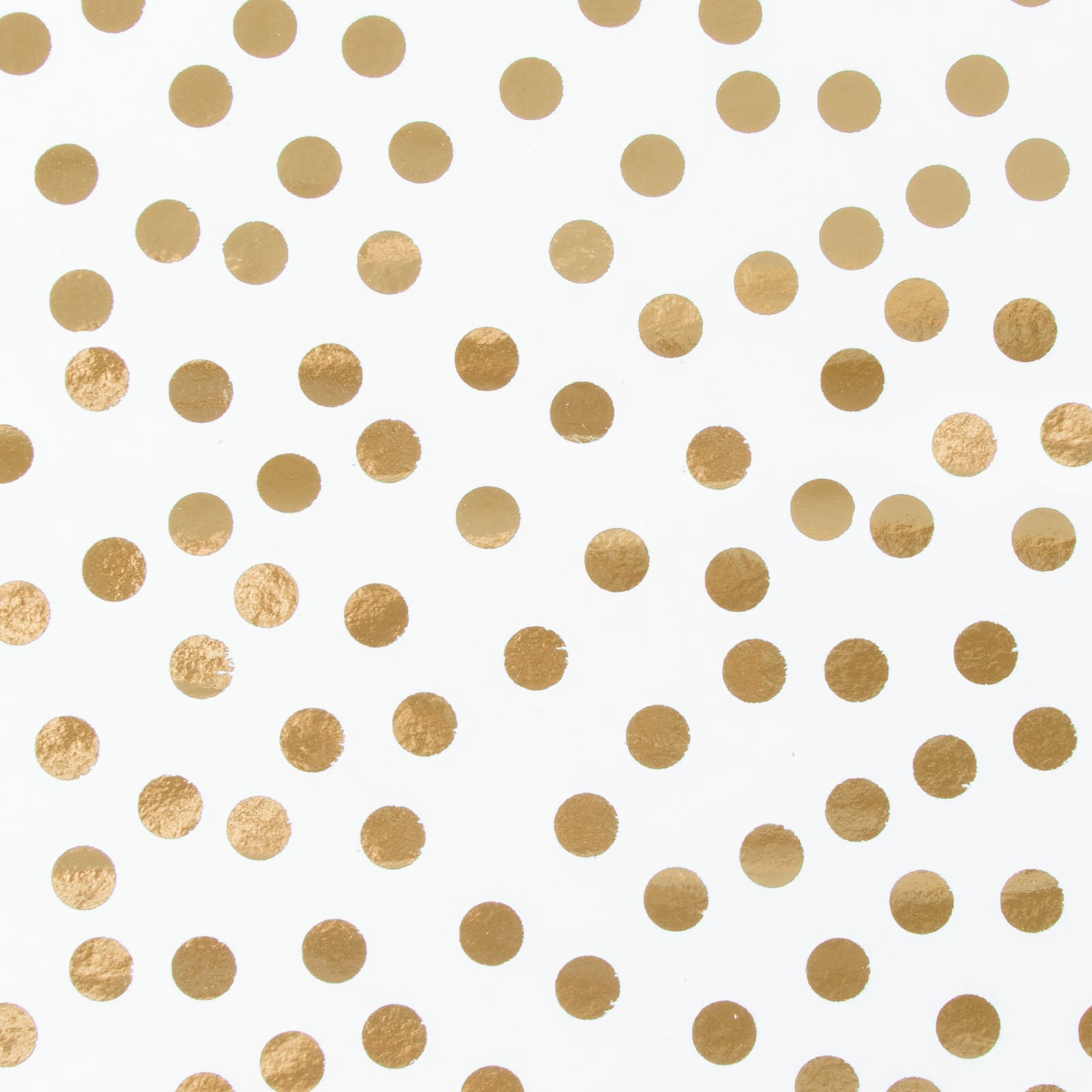 White & Gold Dotted Tissue Paper Sheets by Celebrate It™