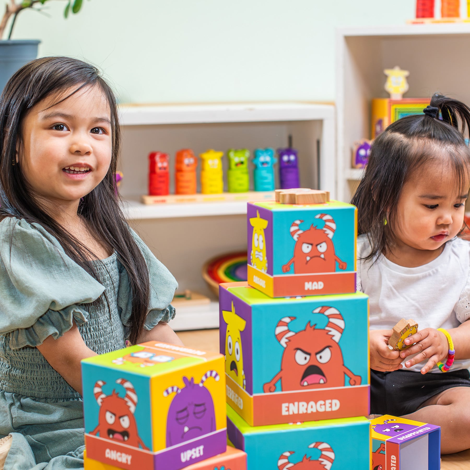 Open the Joy® Tower of Emotions Intelligence Building Game Set