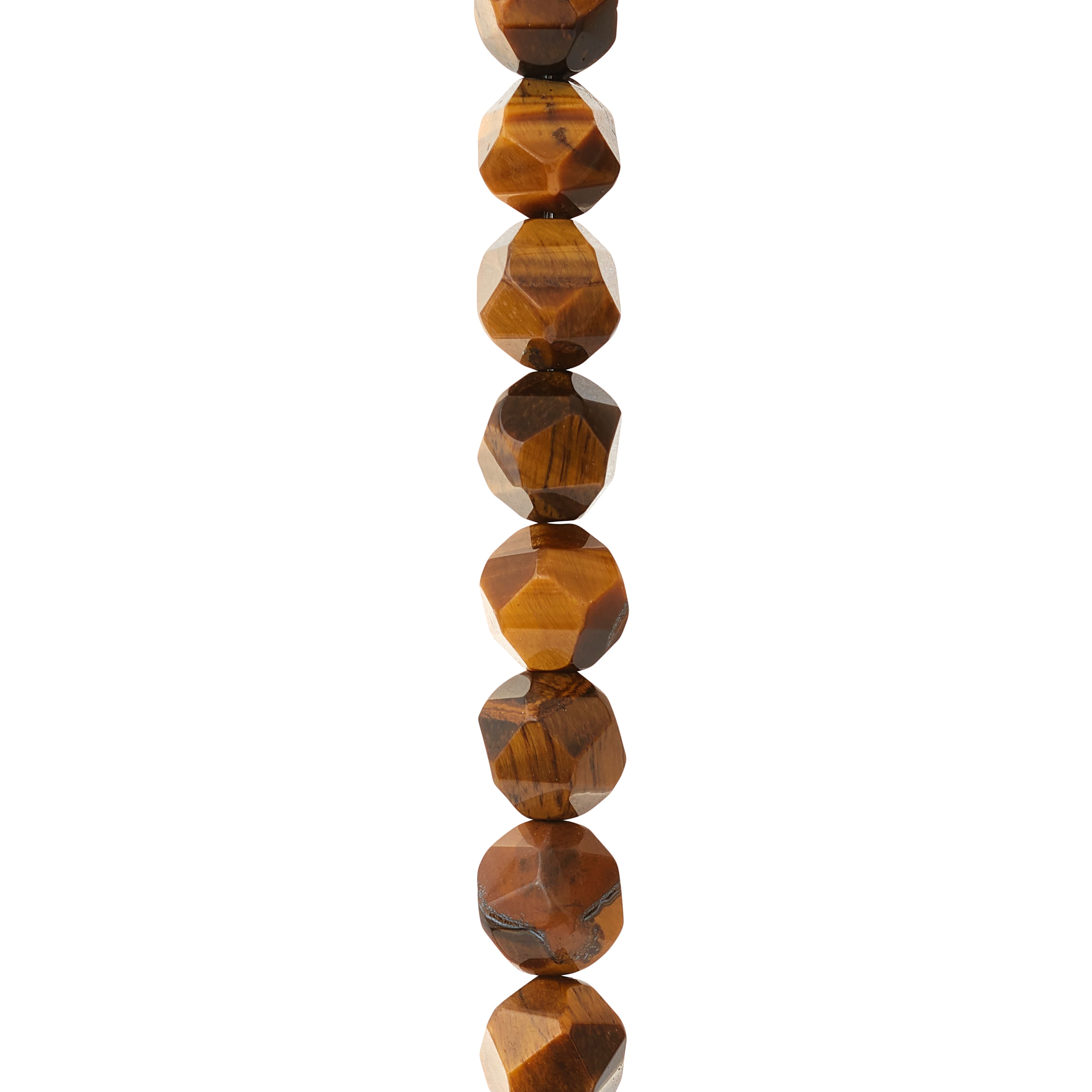 12 Pack: Tiger Eye Faceted Beads, 8mm by Bead Landing™