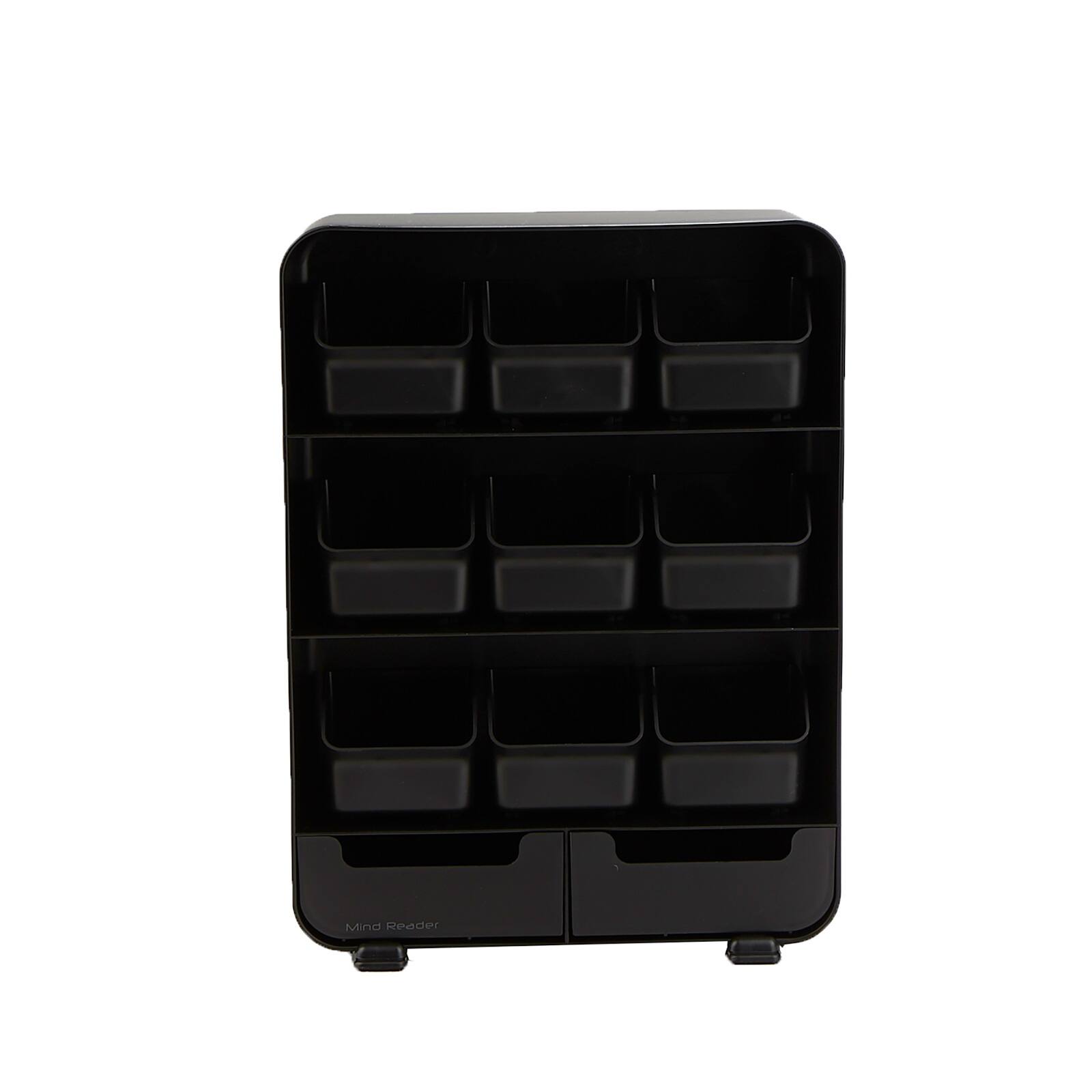 Mind Reader Black Tea Bag holder and Condiment Organizer