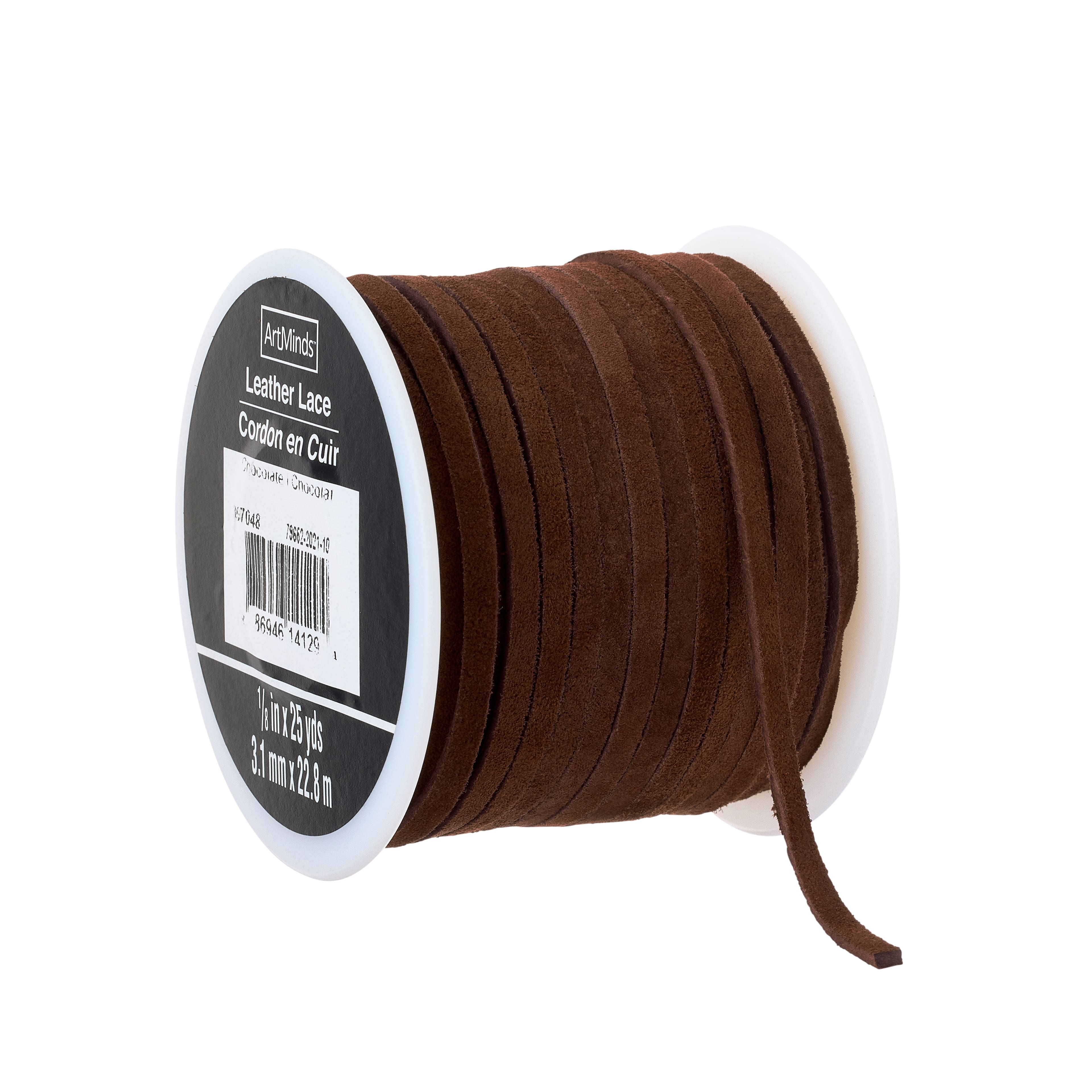 6 Pack: 1/8" Suede Leather Lace Trim by ArtMinds™