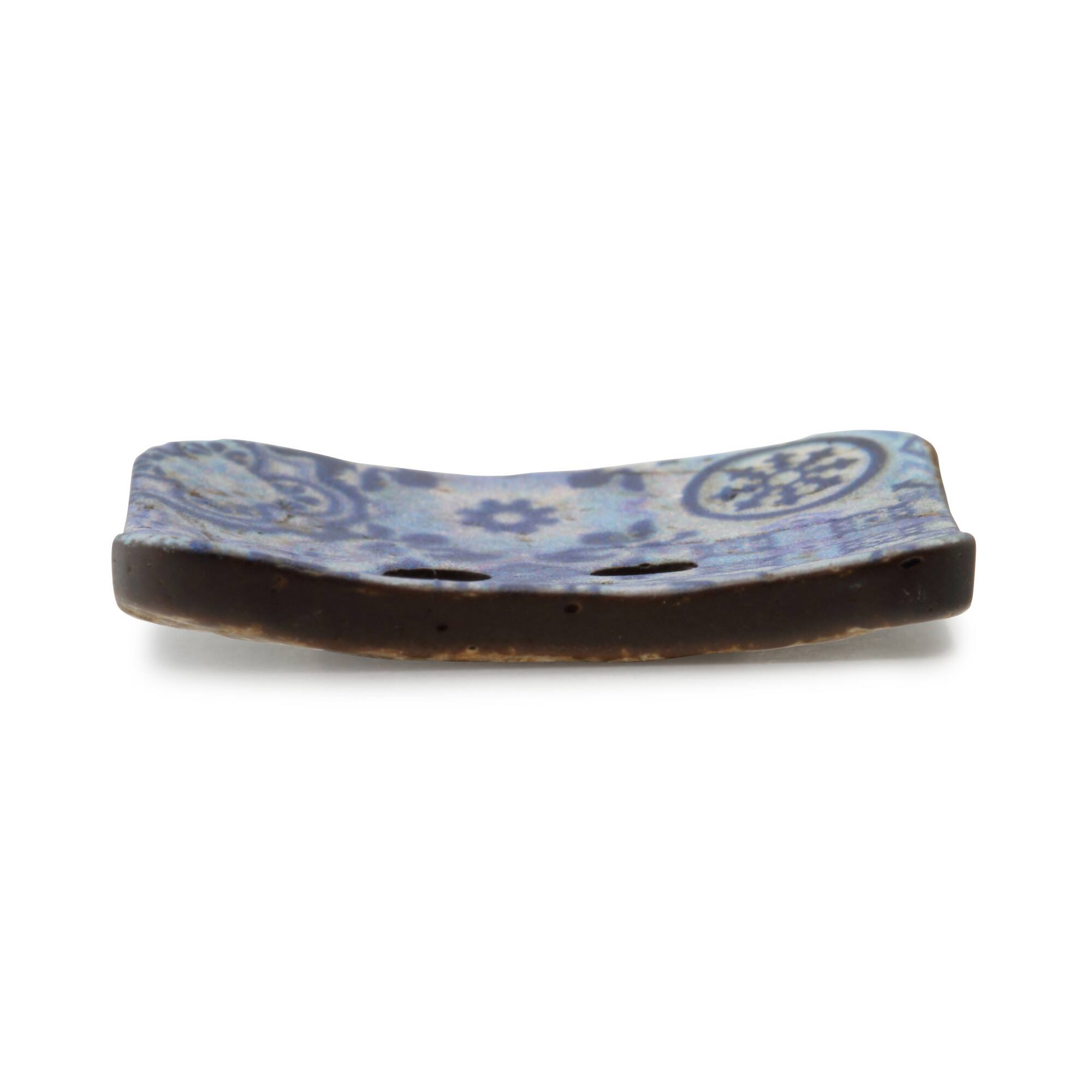 Dritz® 35mm Blue Sustainable Coconut Square Button, 3ct.
