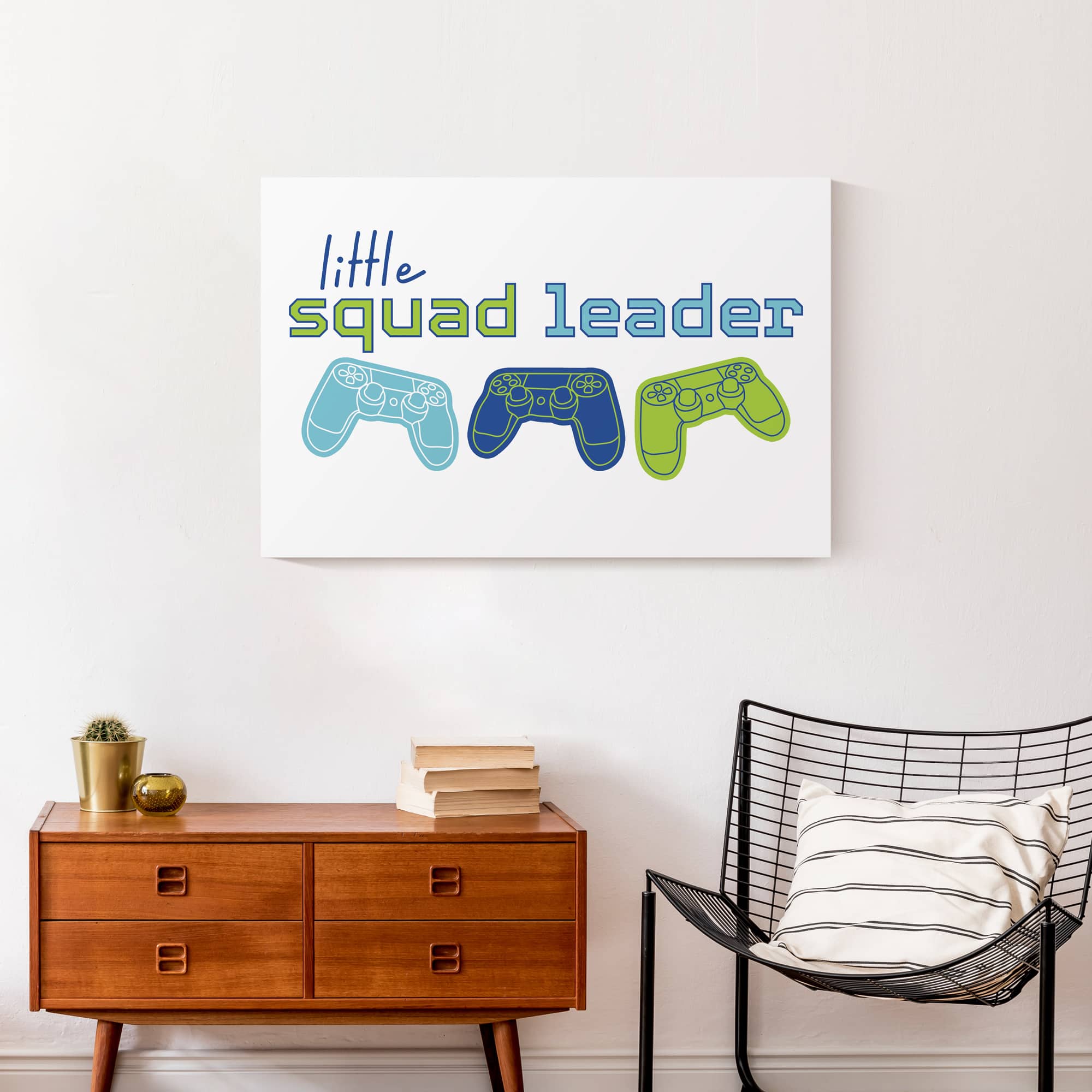 Little Squad Leader 30" x 20" Canvas Wall Art