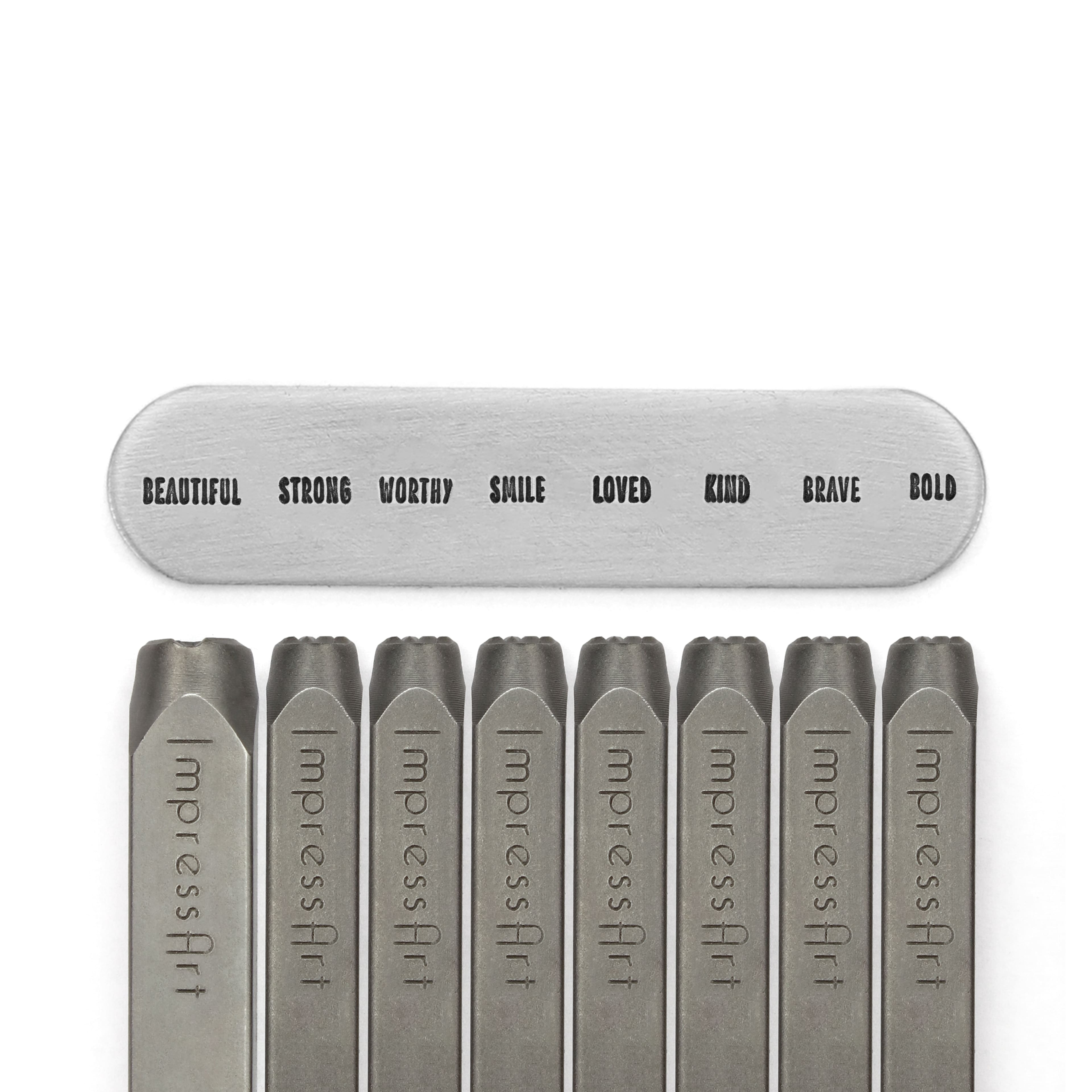 ImpressArt® 6mm & 9.5mm Inspirational Metal Stamps Pack