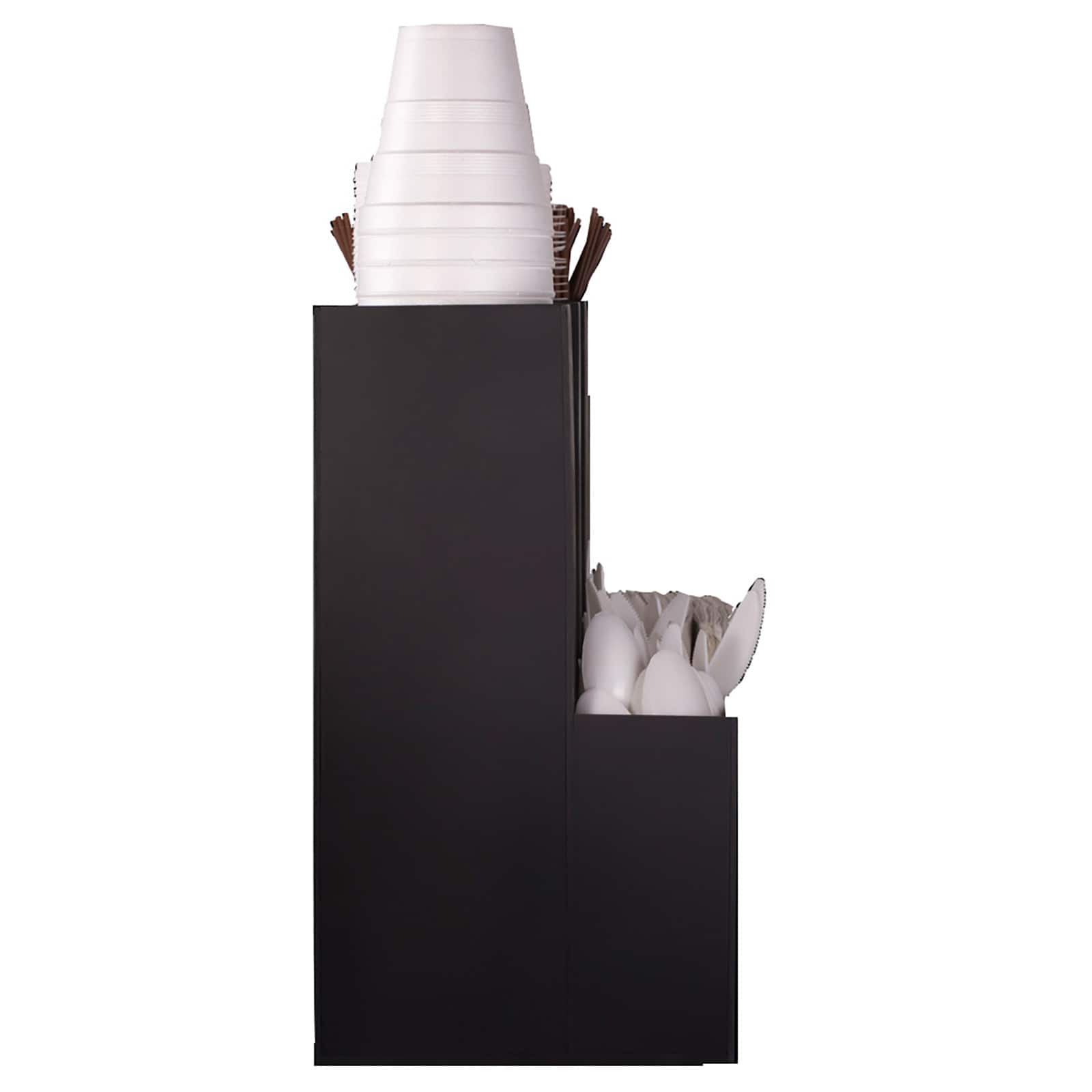 Mind Reader Black Coffee Caddy Condiment Storage Organizer