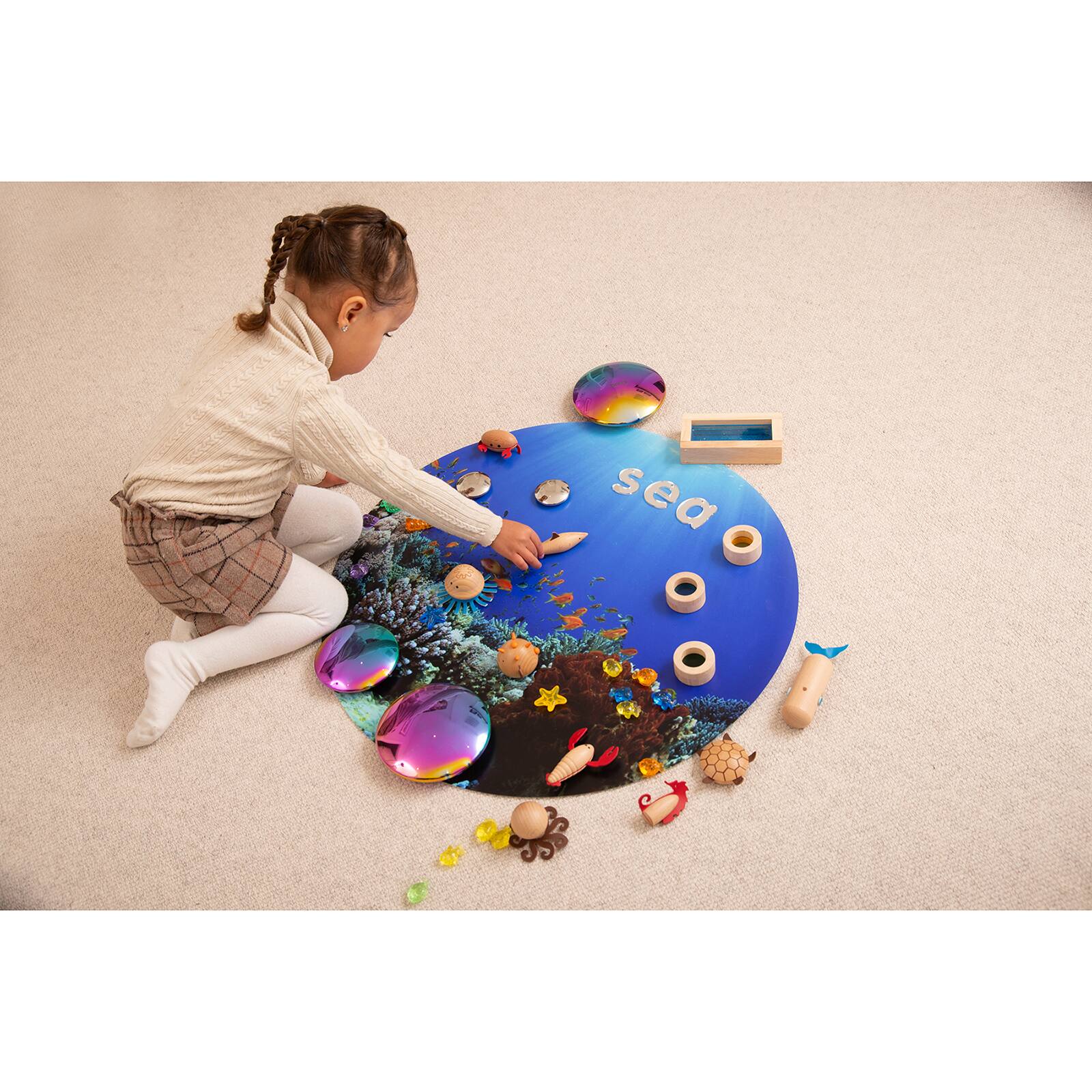 TickiT® 24.5" Under the Sea Discovery Play Mat