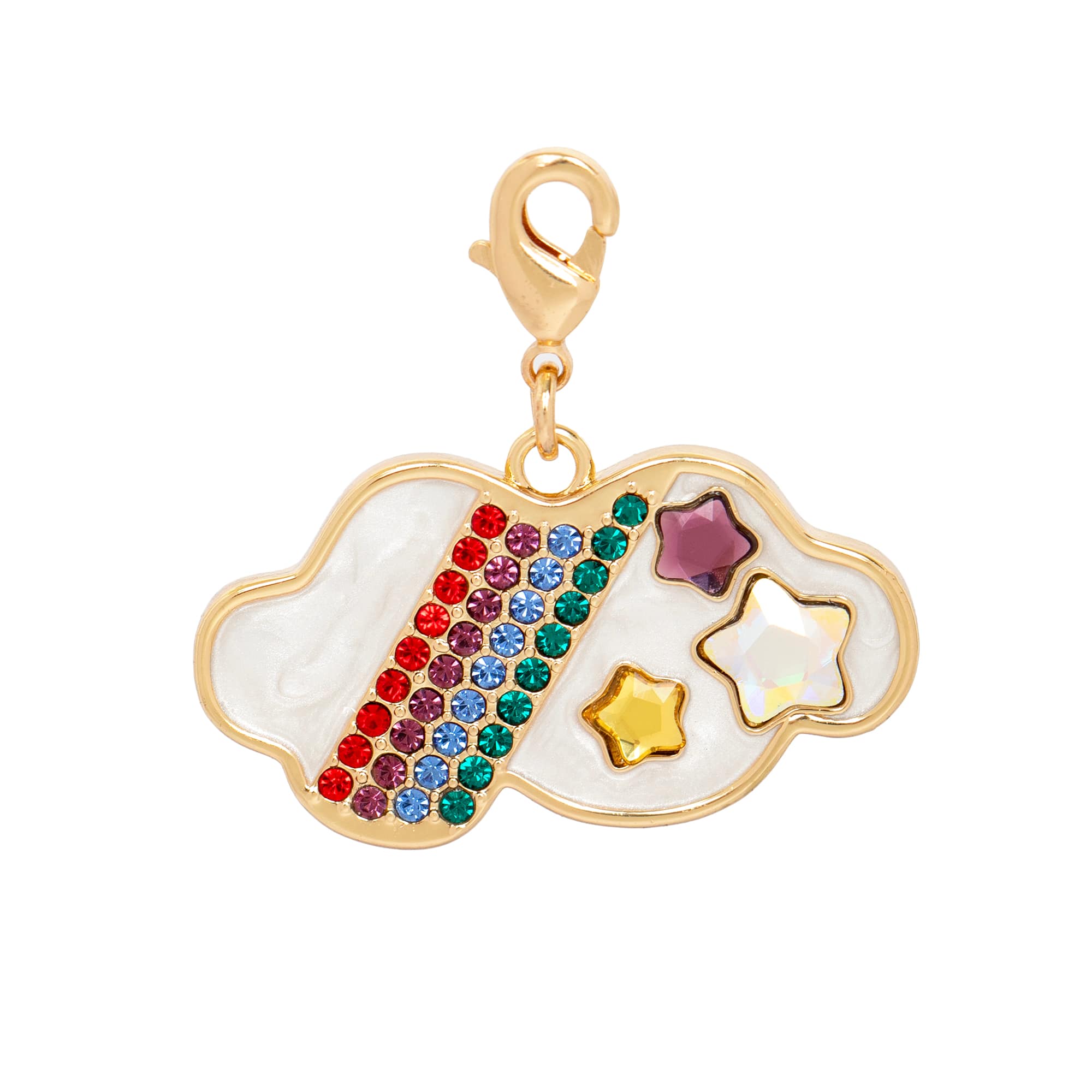 Rainbow Cloud Austrian Crystal Charm by Bead Landing™