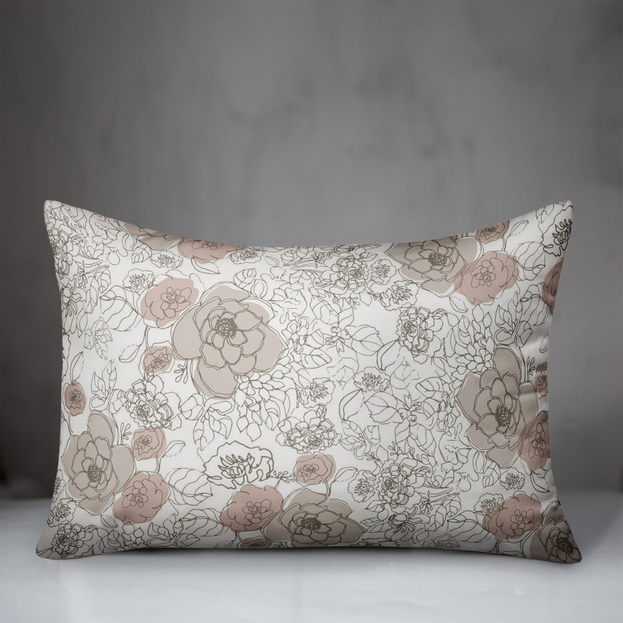 Multi Floral Throw Pillow