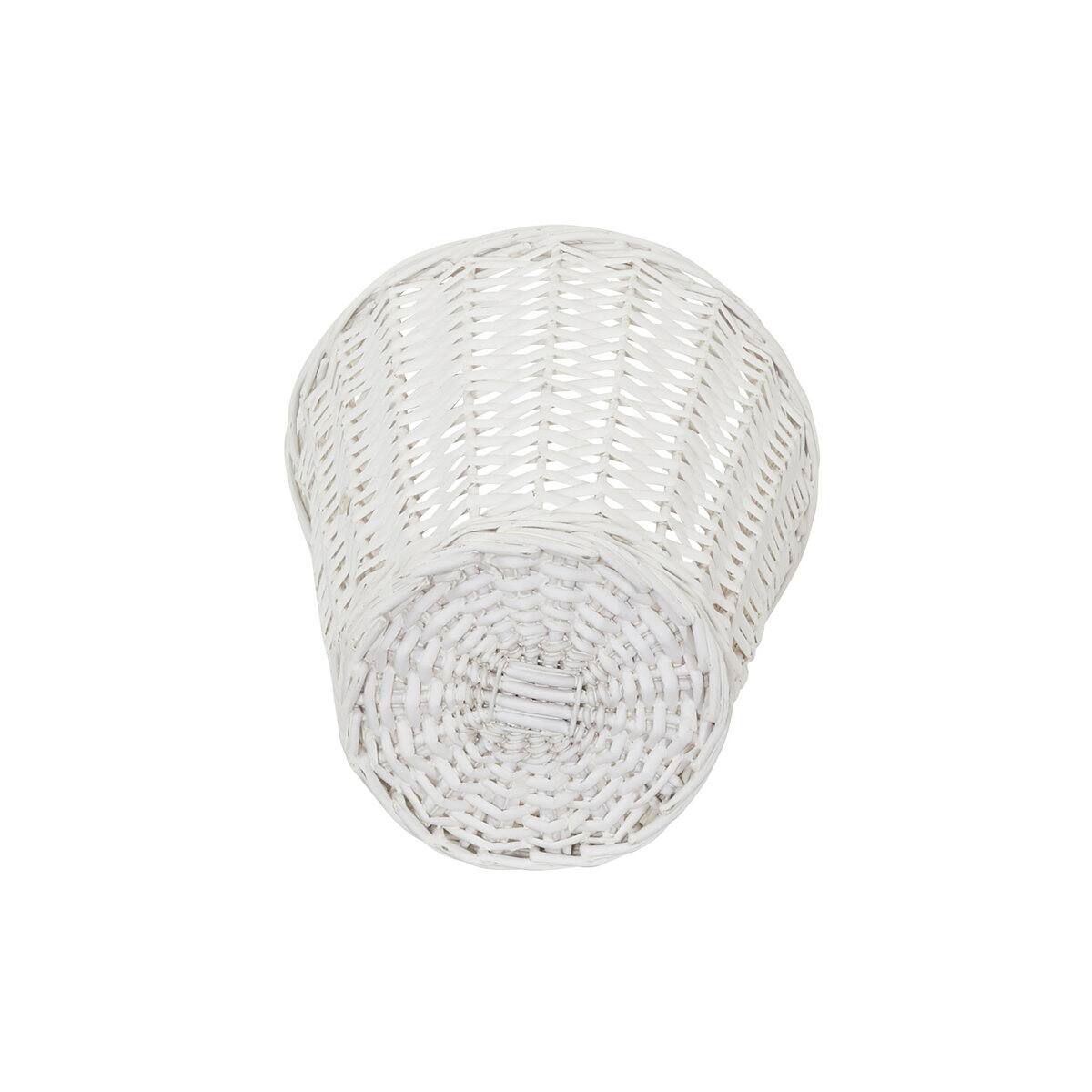 Household Essentials 7" Woven Wicker Waste Basket