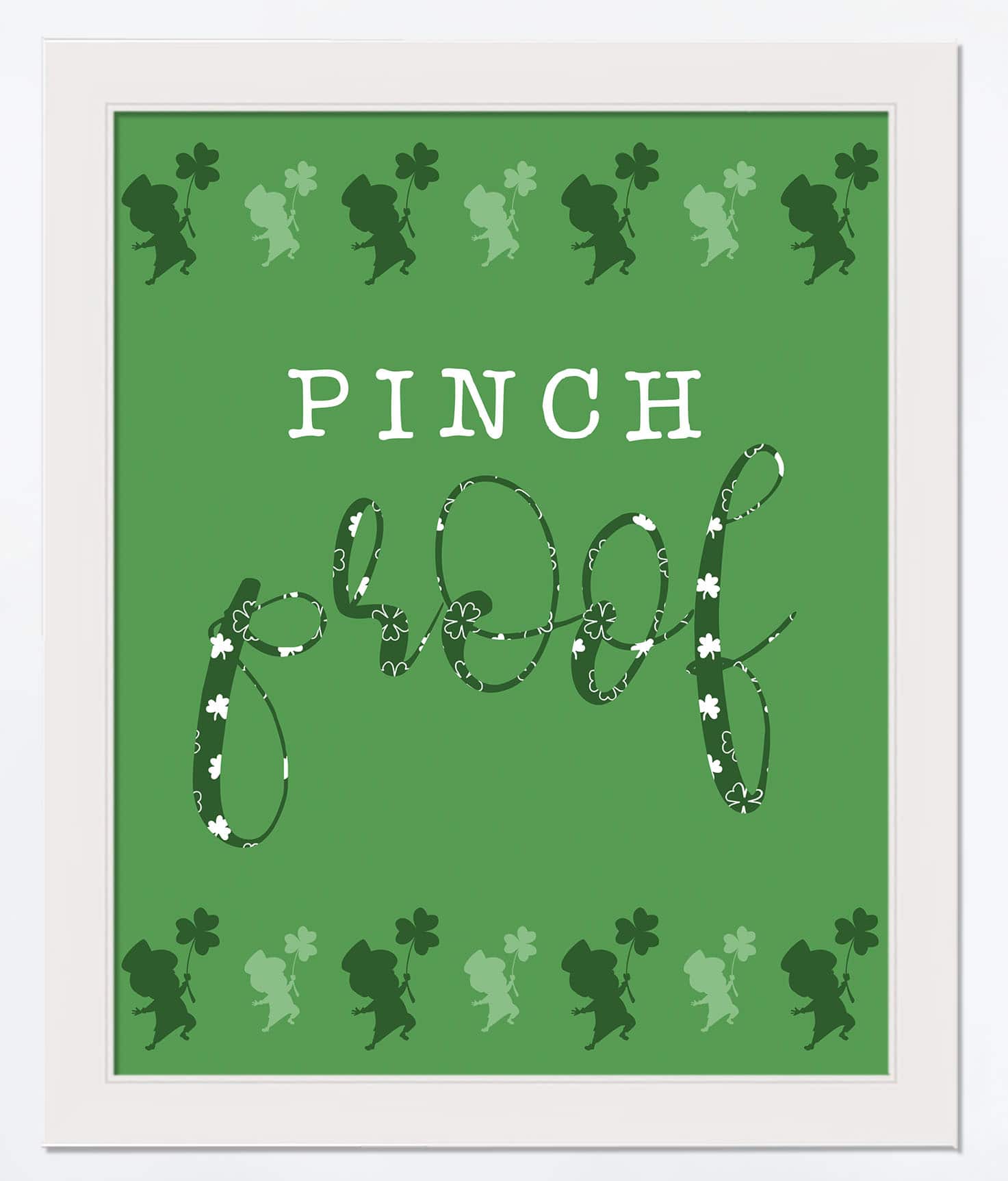 Pinch Proof 16" x 20" White Framed Print Under Plexiglass