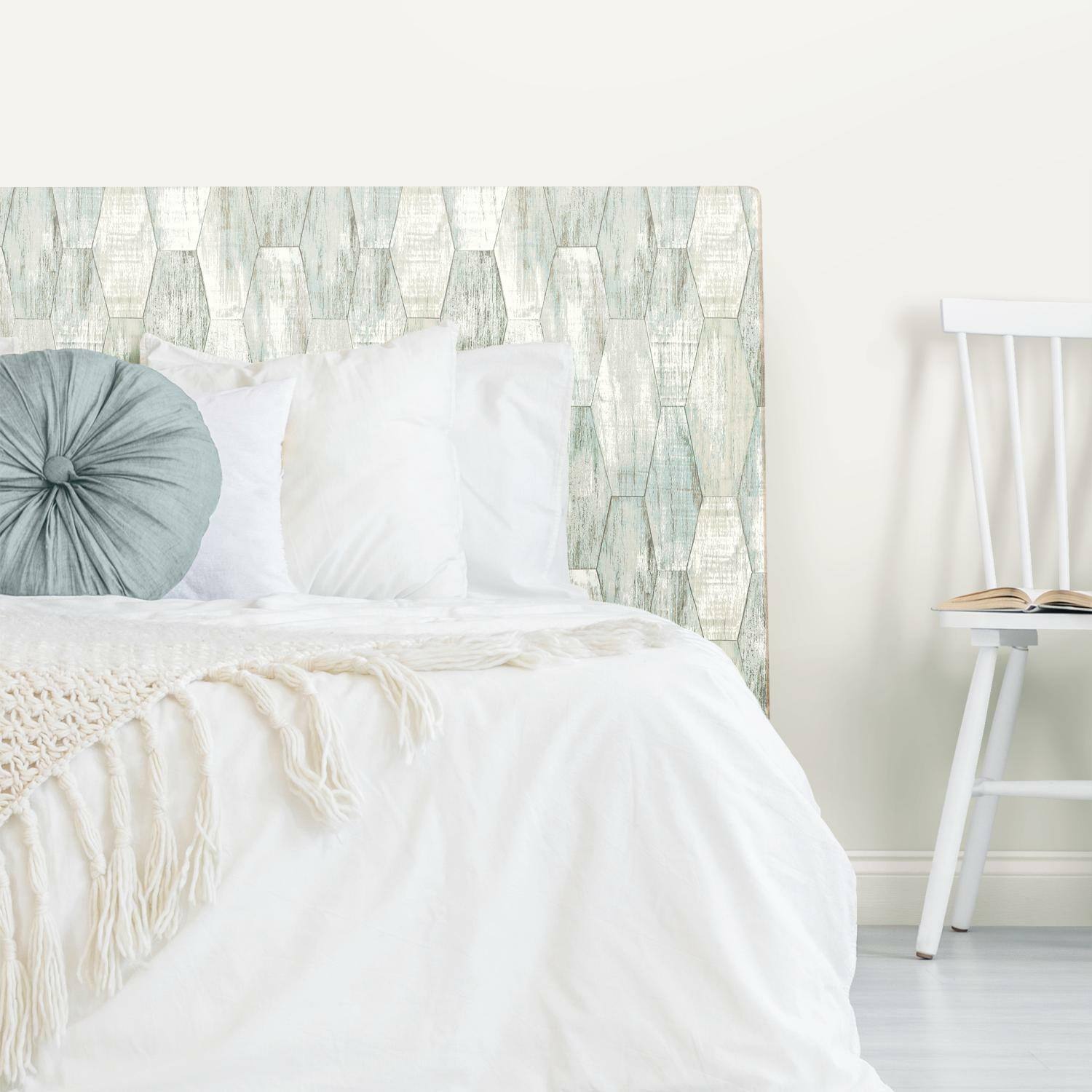 RoomMates Wood Hexagon Tile Peel & Stick Wallpaper