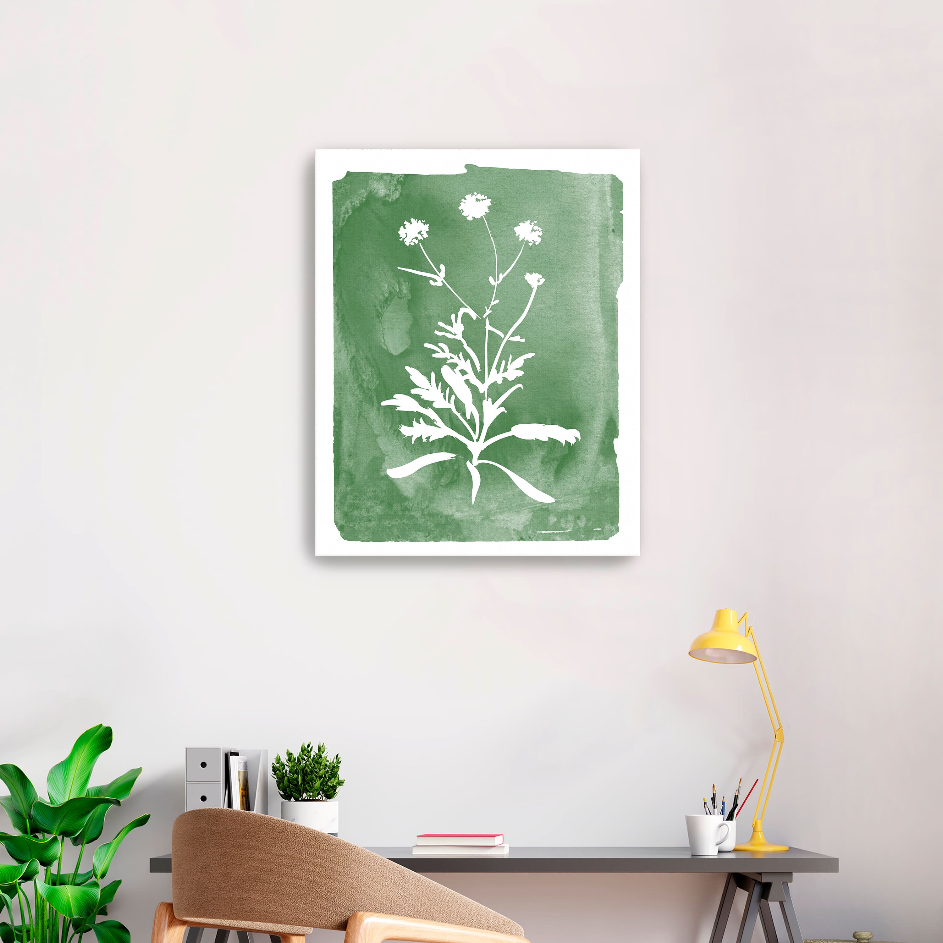 Green Botanical I Canvas Giclee