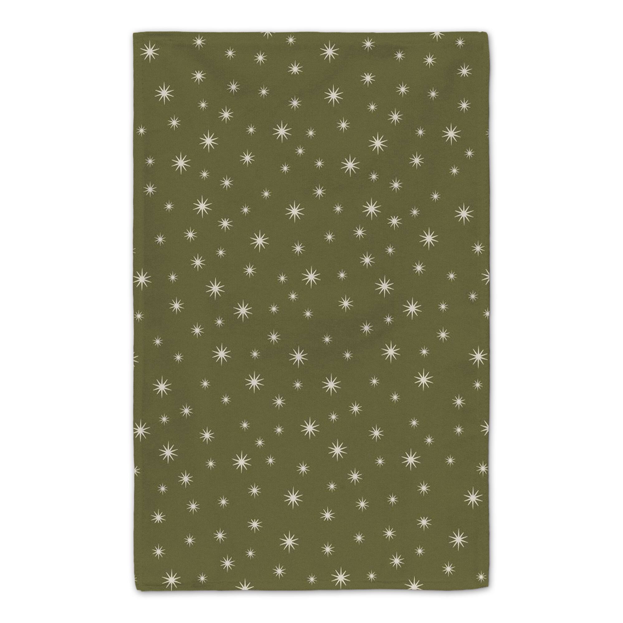 Family Greatest Gift Green Twinkle Tea Towel - Set of 2