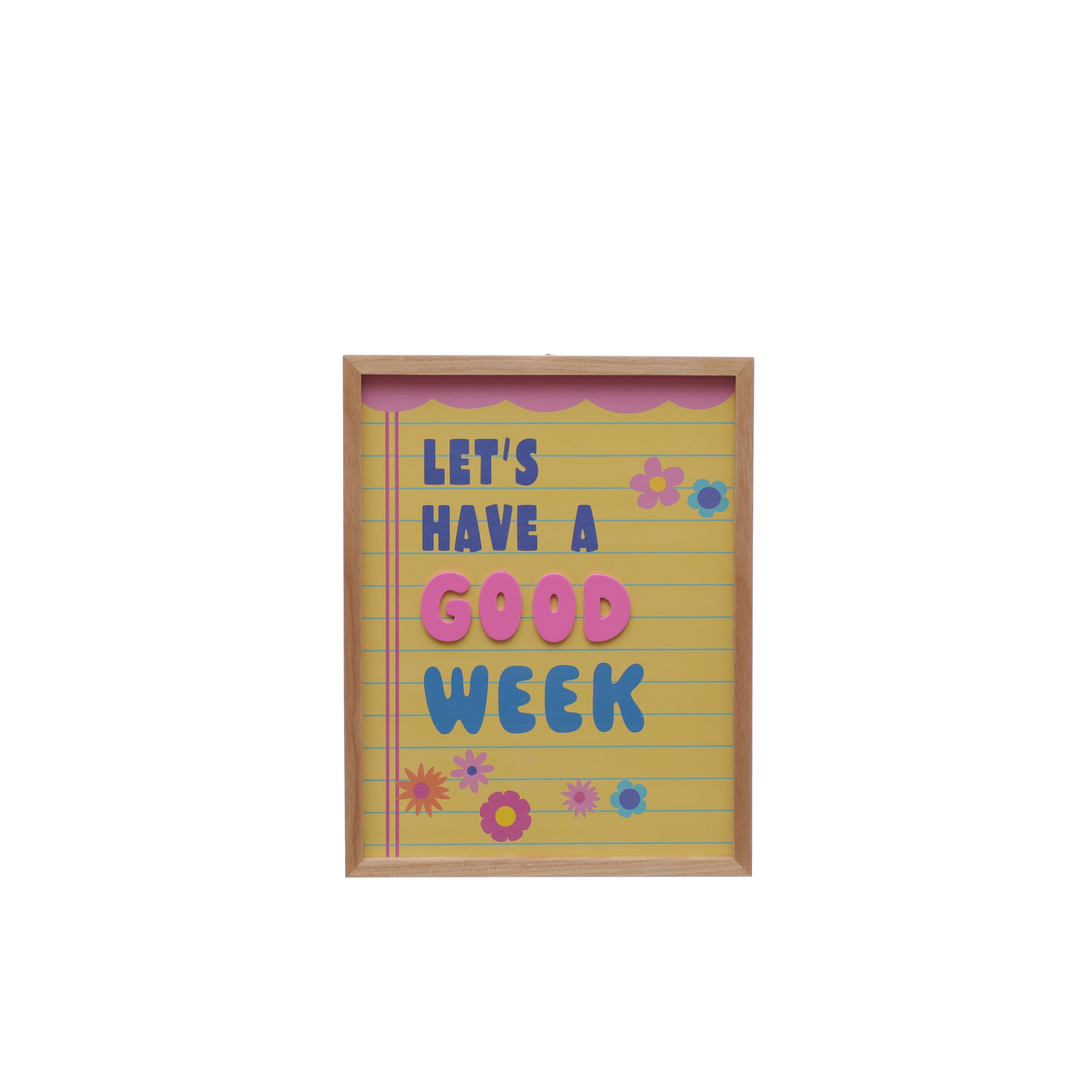 Class Rules! 10" x 12.75" Good Week Wall Décor by B2C™