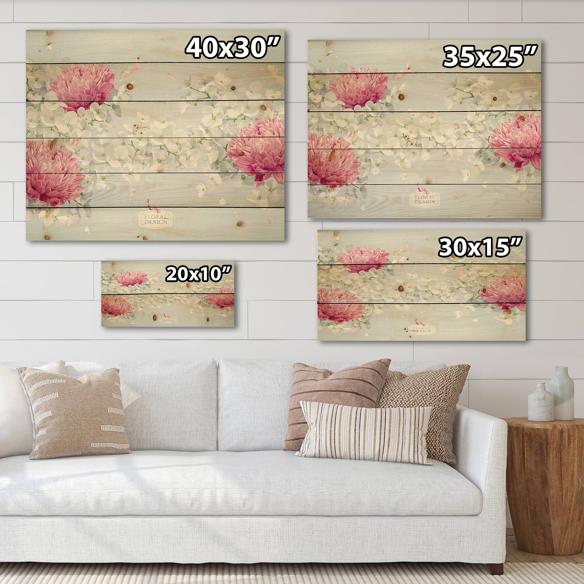 Designart - Chrysanthemums and Apple Blossom
