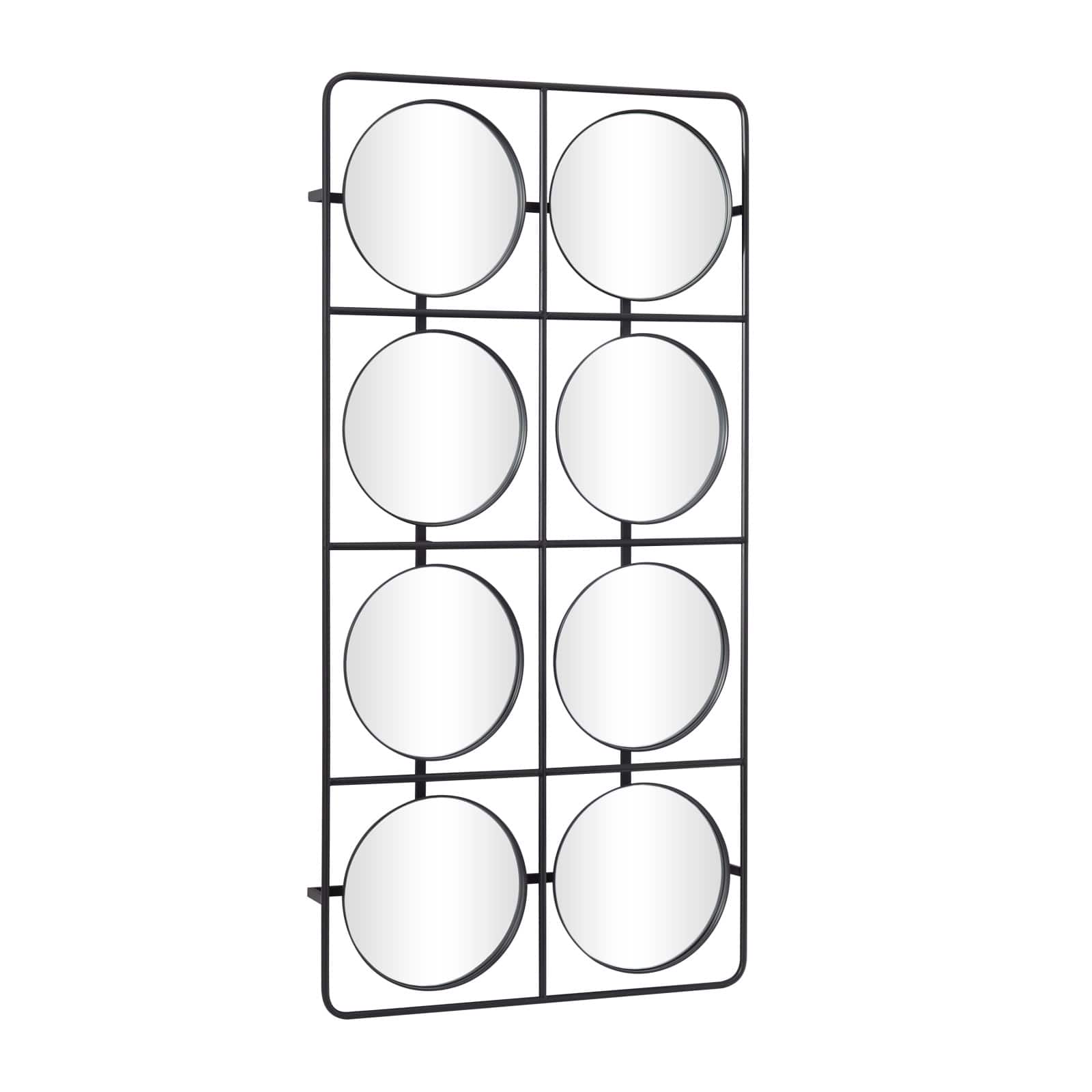 Black Modern Wall Decor, 24" x 3" x 47"