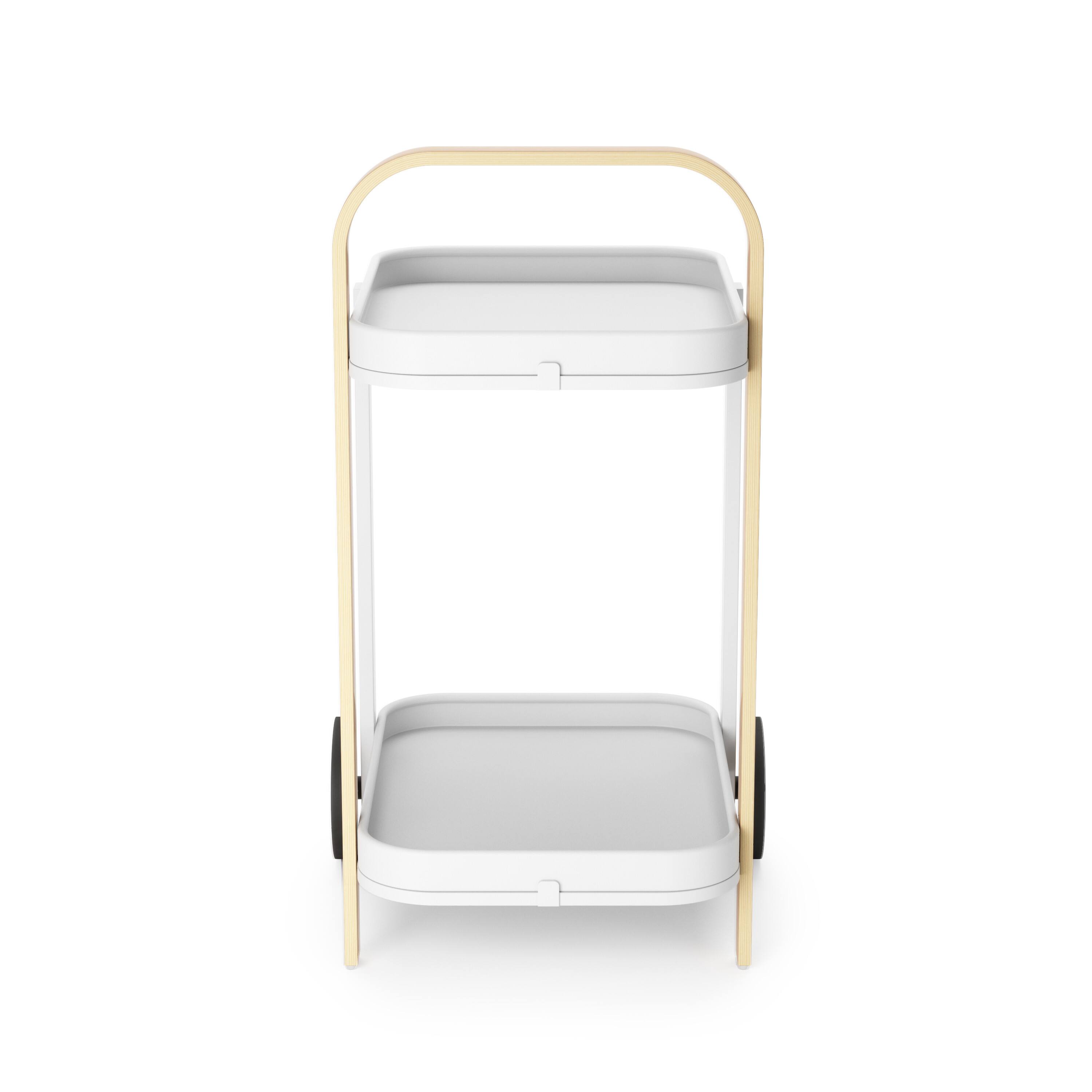 Umbra 21" x 32" White Bellwood Bar & Storage Cart