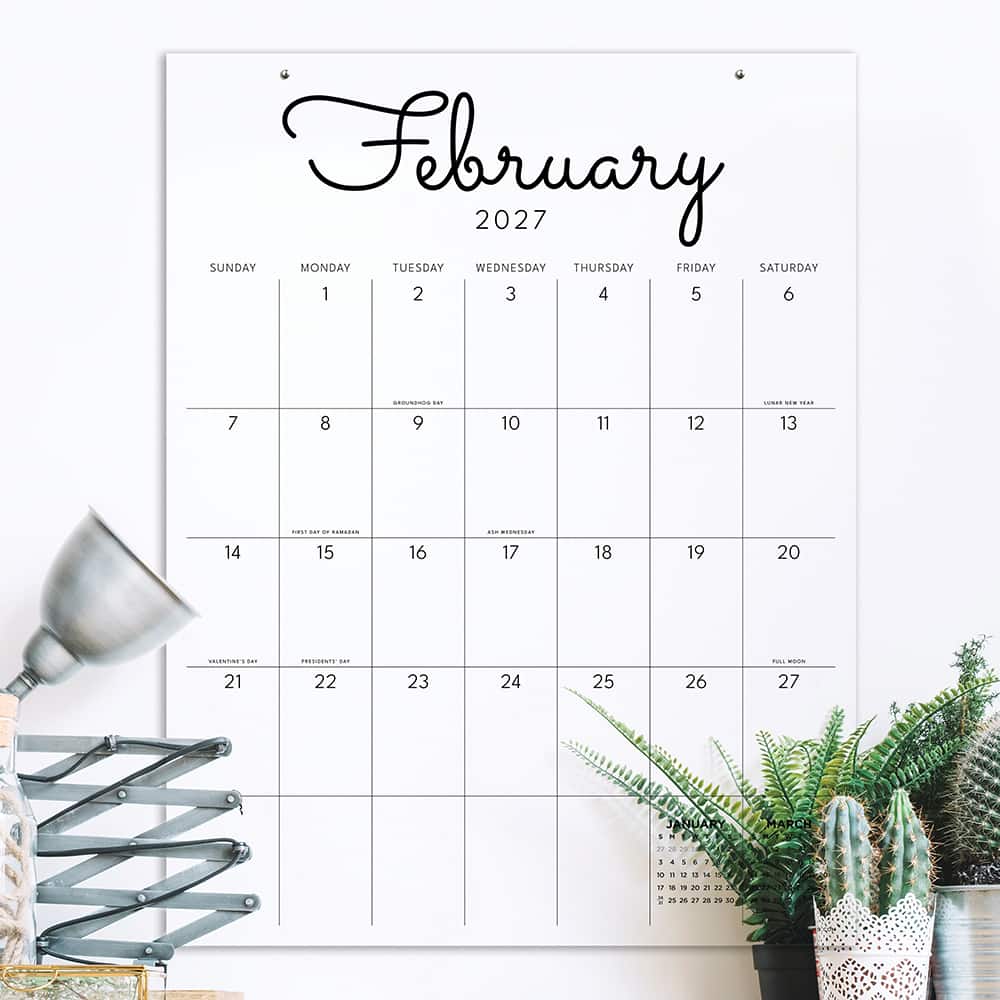 2027 Large Art Poster Wall Calendar
