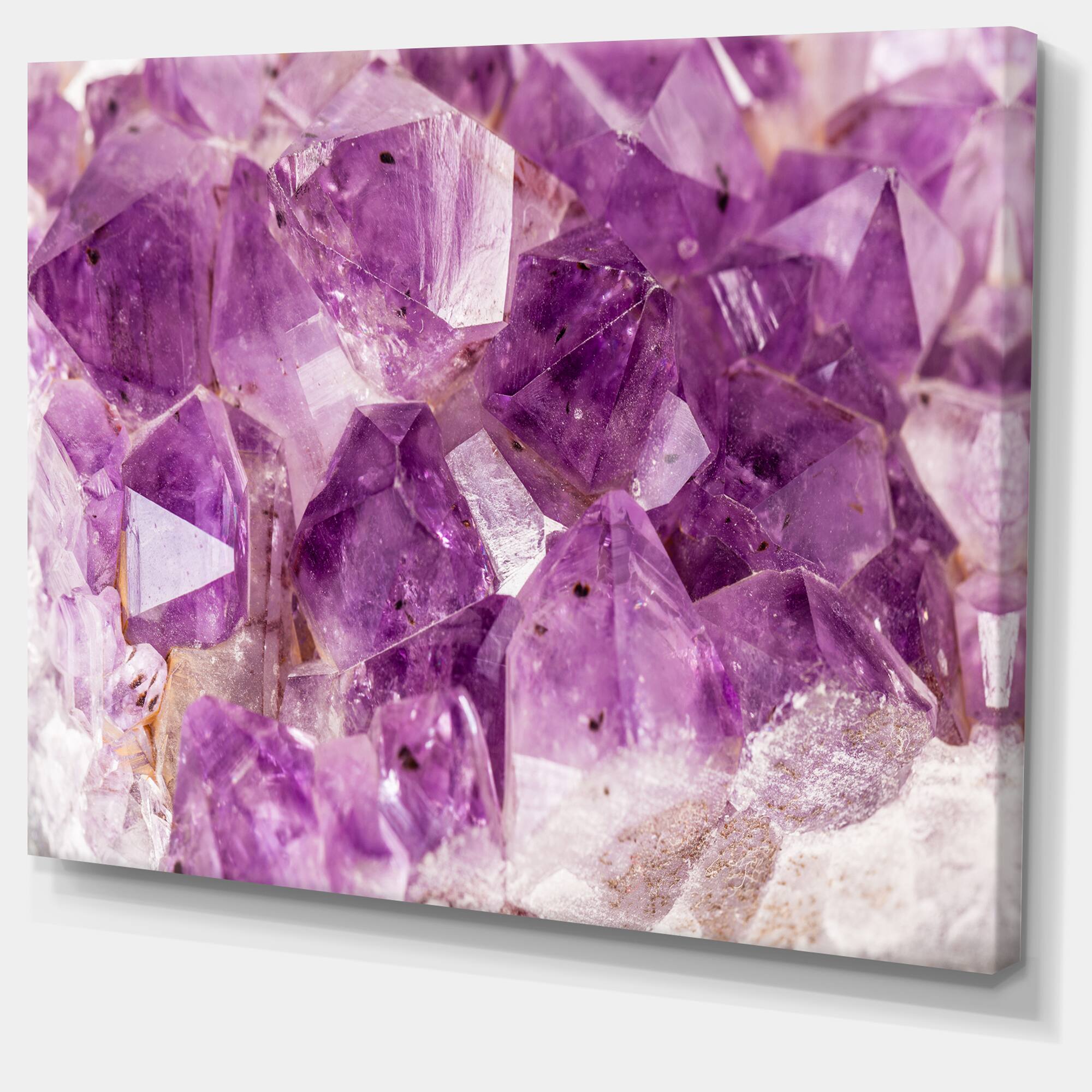 Designart - Purple Amethyst Macro