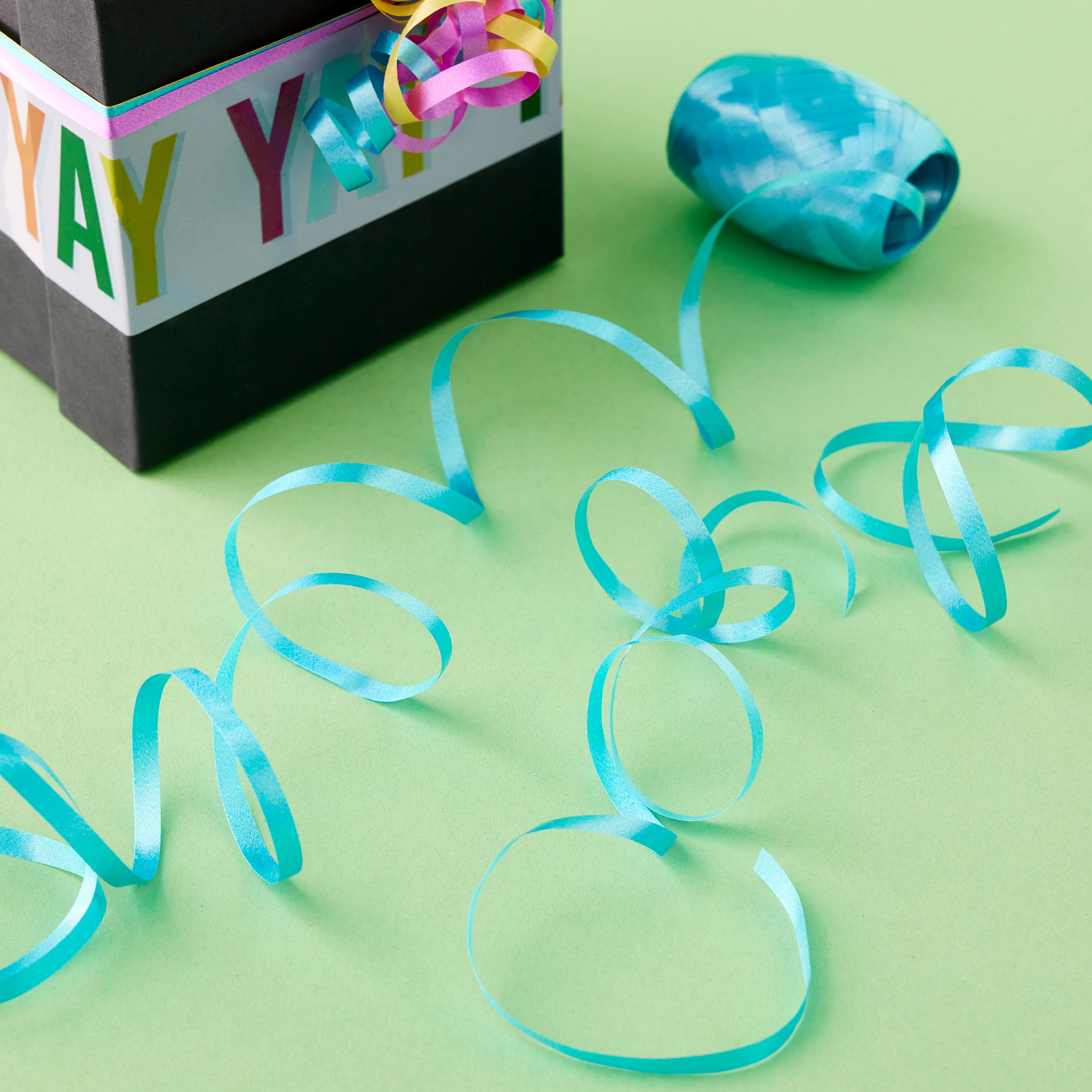 20 Pack: 66ft. Aqua Curling Ribbon Keg by Celebrate It™