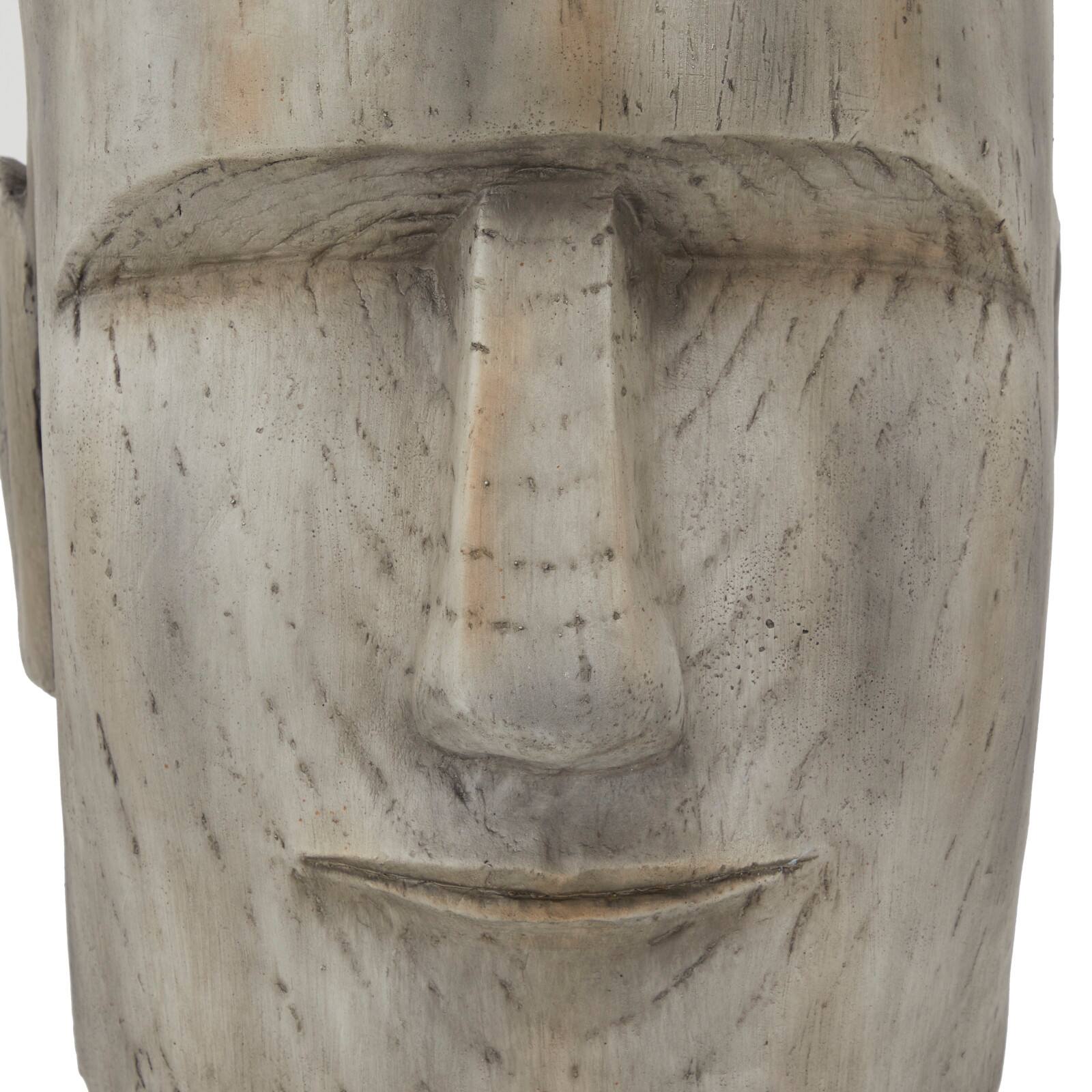 Brown Contemporary Planter, 13" x 14" x 18"