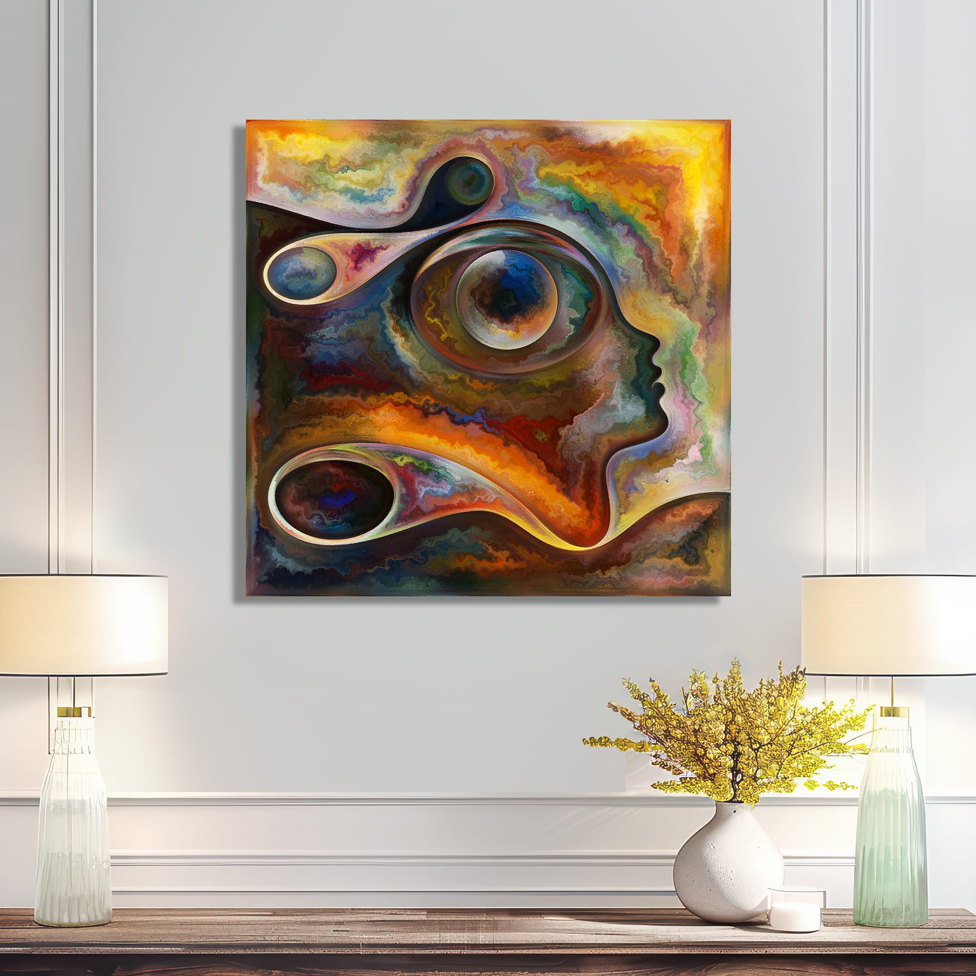 Designart - Inner Reality Landscape Painting