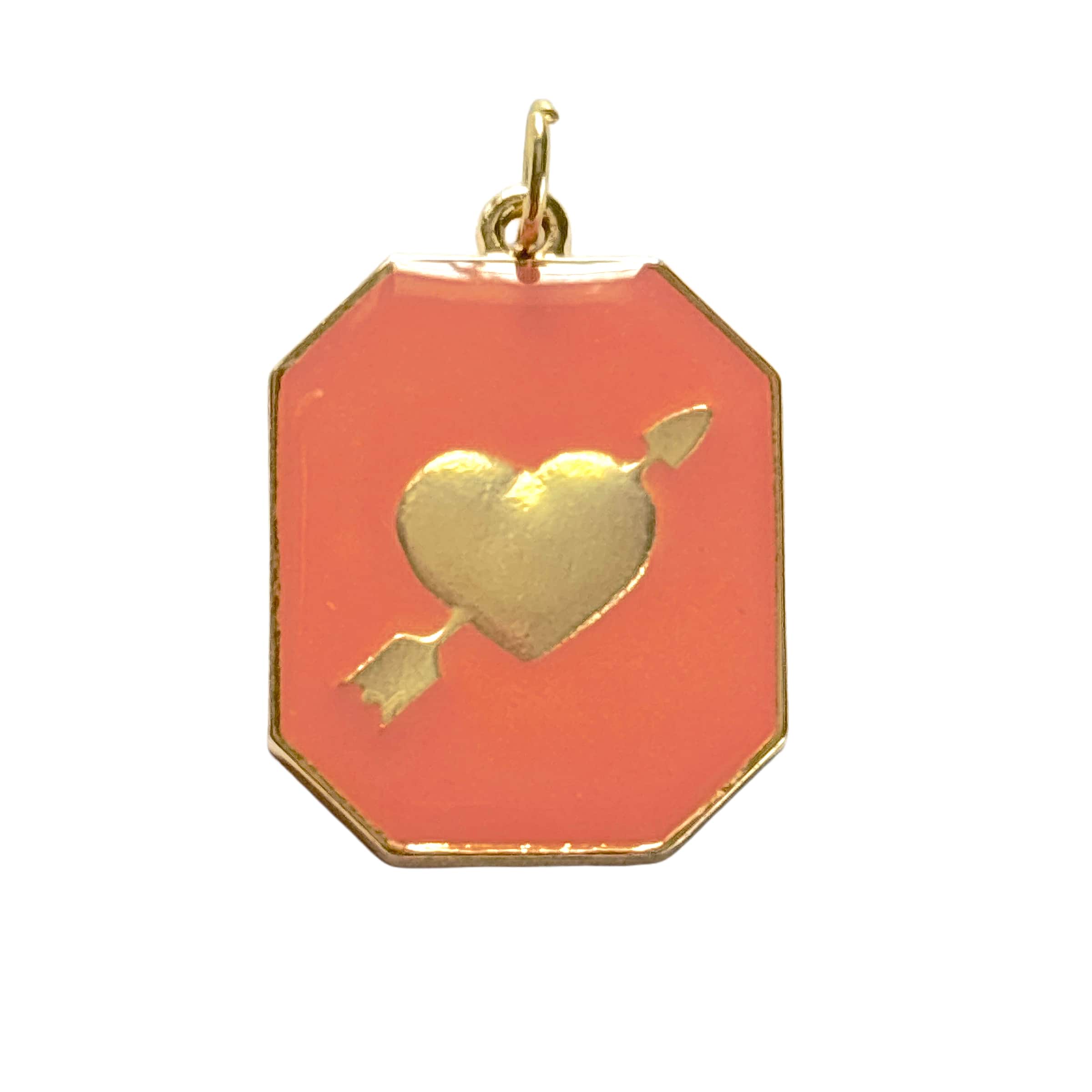 Charmed Bar Pendant Heart Charm by Bead Landing™