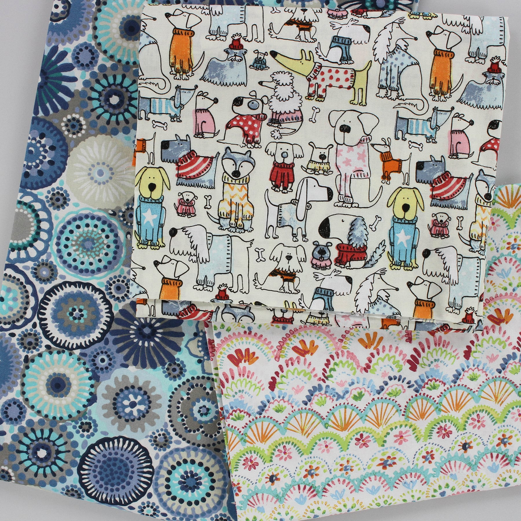 Richloom Godogs Linen Cotton Quilting Fabric